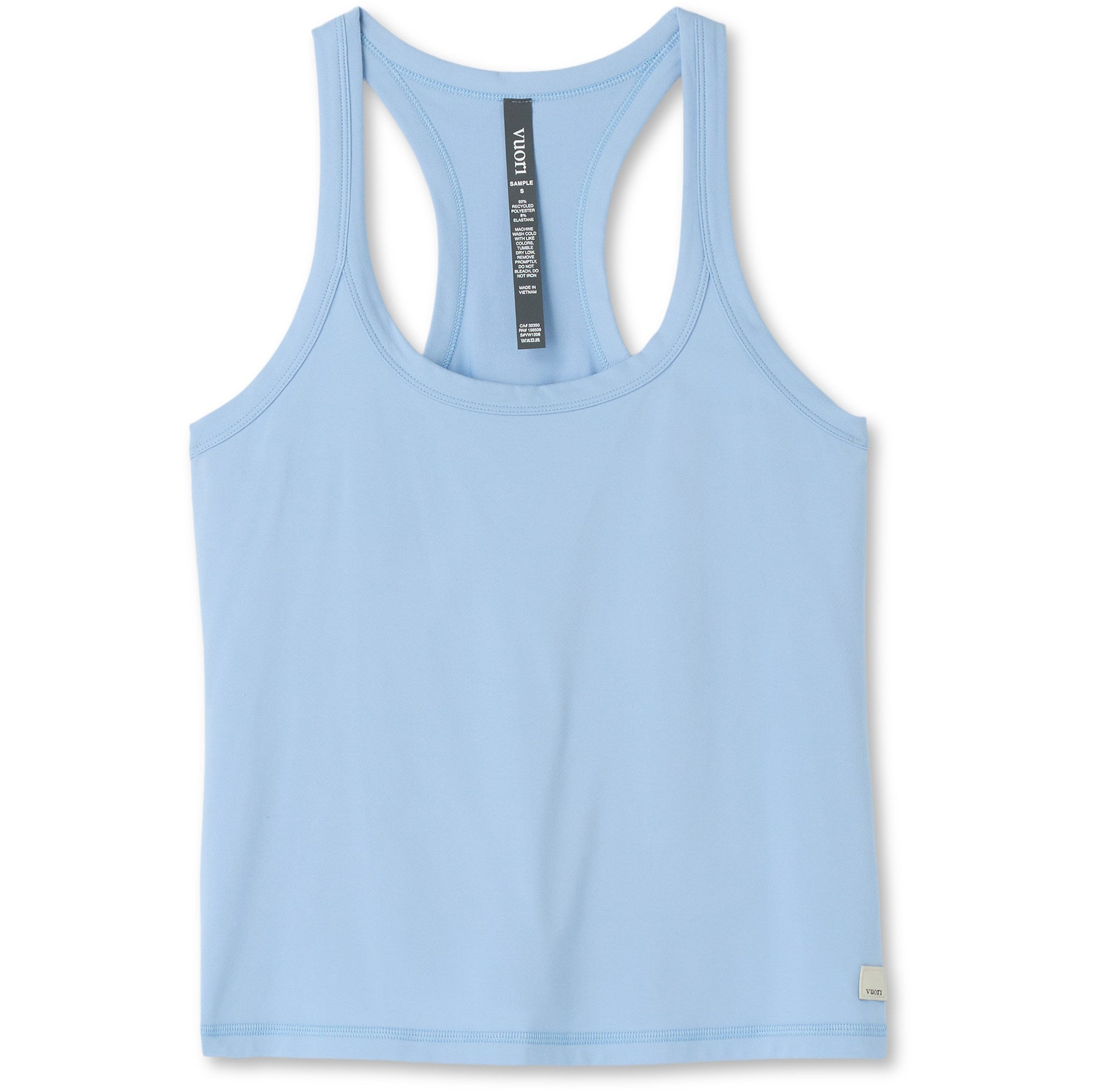 vuori Women's Lux Racerback Tank in Surf