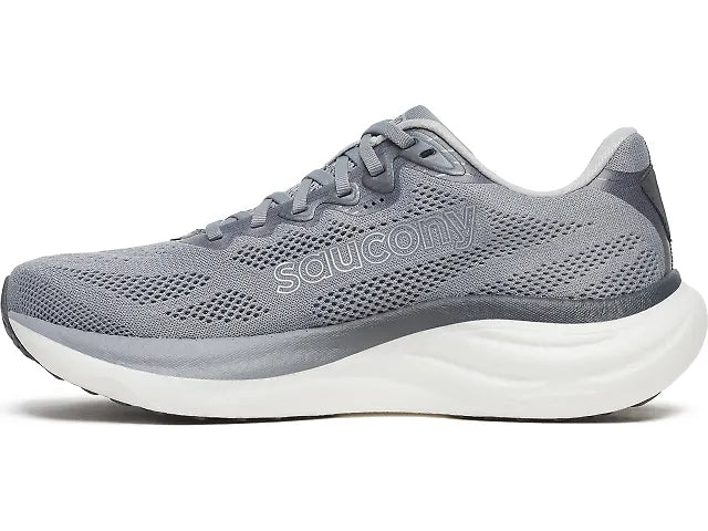 Men's Saucony Ride 19 Running Shoe in Flint Shadow