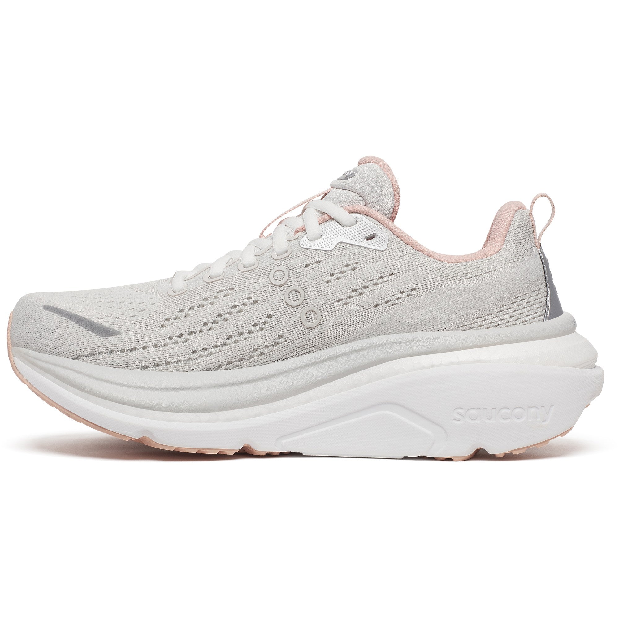 Women's Saucony Hurricane 25 Running Shoe in Artic | White