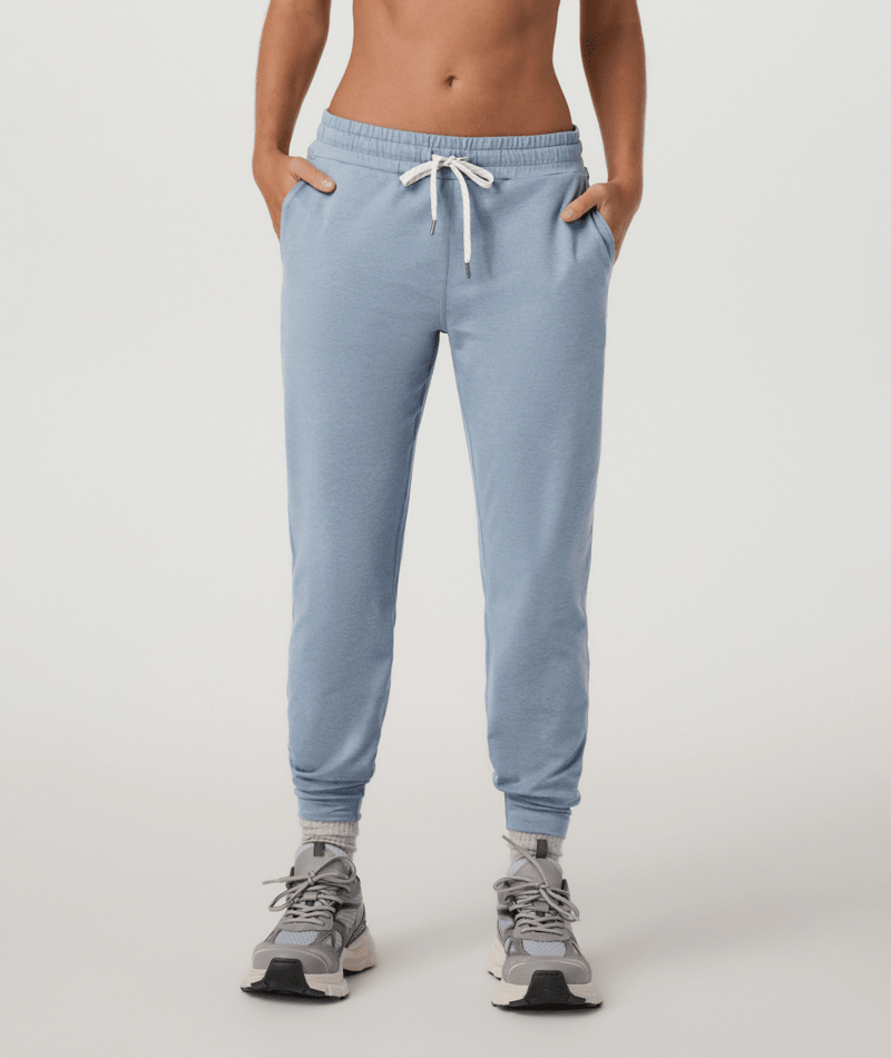 vuori Women's Performance Jogger in Sea Glass Heather