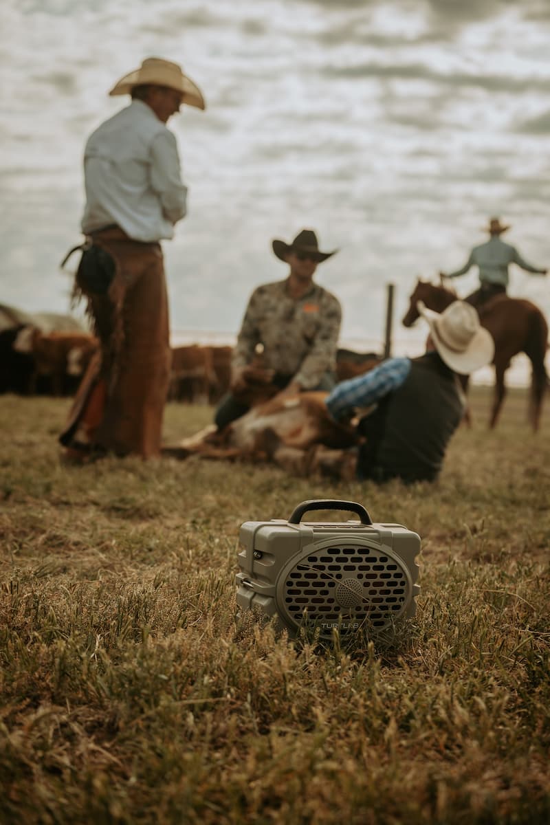 Turtlebox Outdoor Bluetooth Waterproof Gen 3 Portable Speaker in Tan/Black