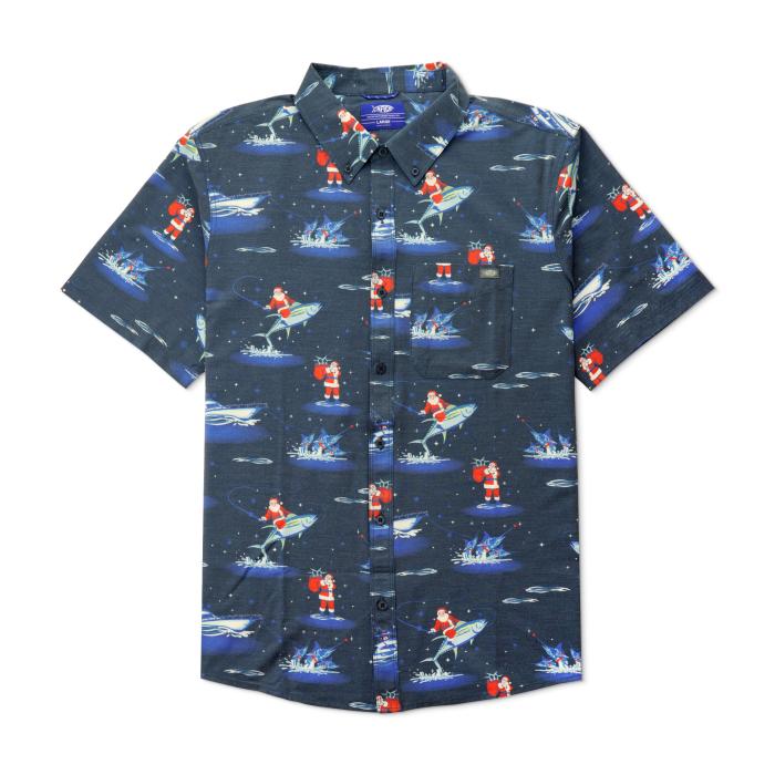 Aftco Boatbar Short Sleeve Shirt in Arctic