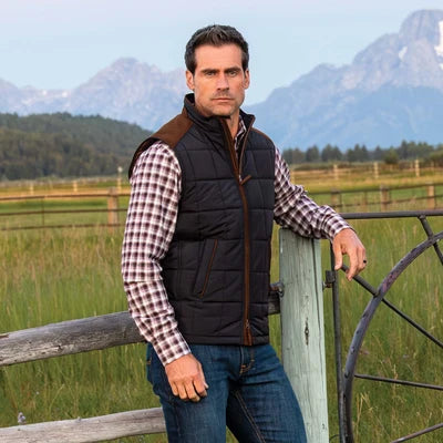 Madison Creek Shelby Lightweight Nylon Quilted Vest - Black