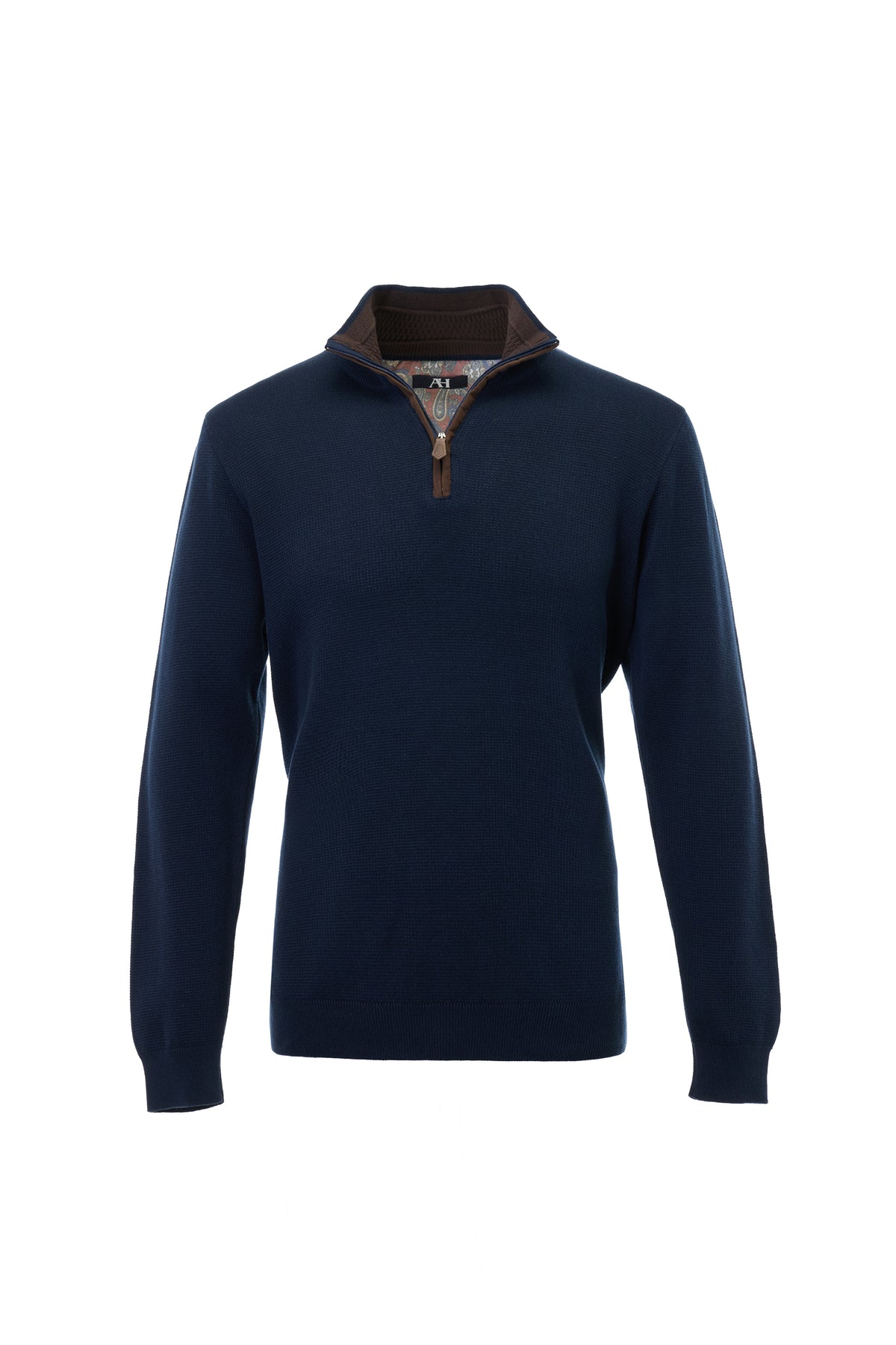 American Heritage Co. The Bohemian Sweater in Navy