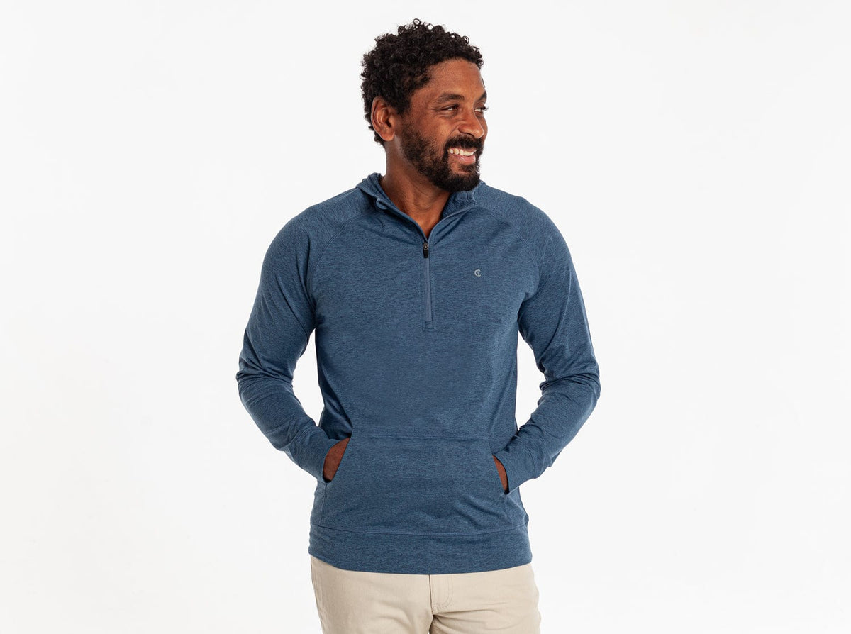 Criquet Ace Performance Hoodie in Navy