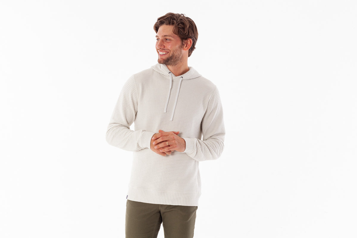 Criquet Quilted Hoodie in Natural