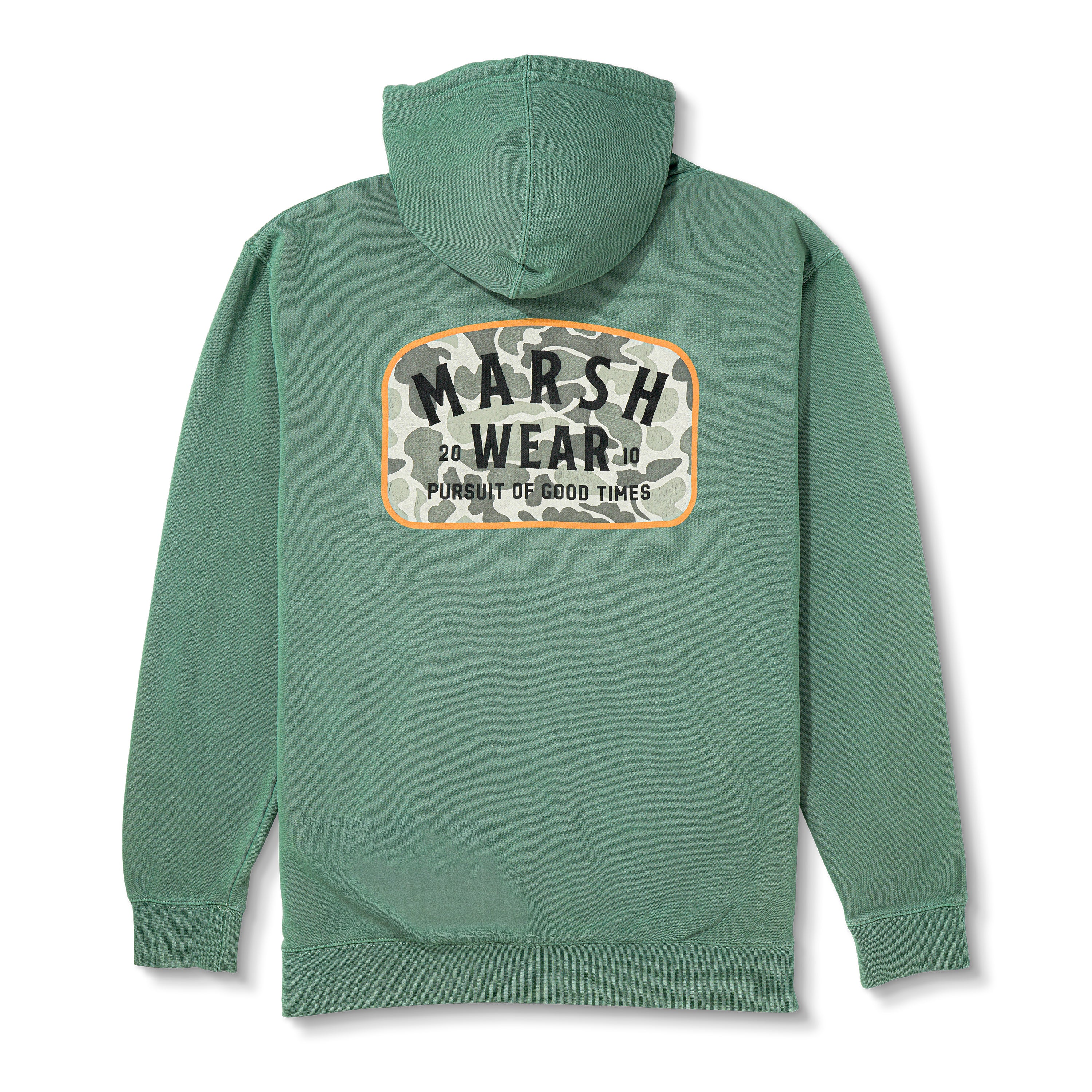 Marsh Alton Camo Hoodie in Alpine Green