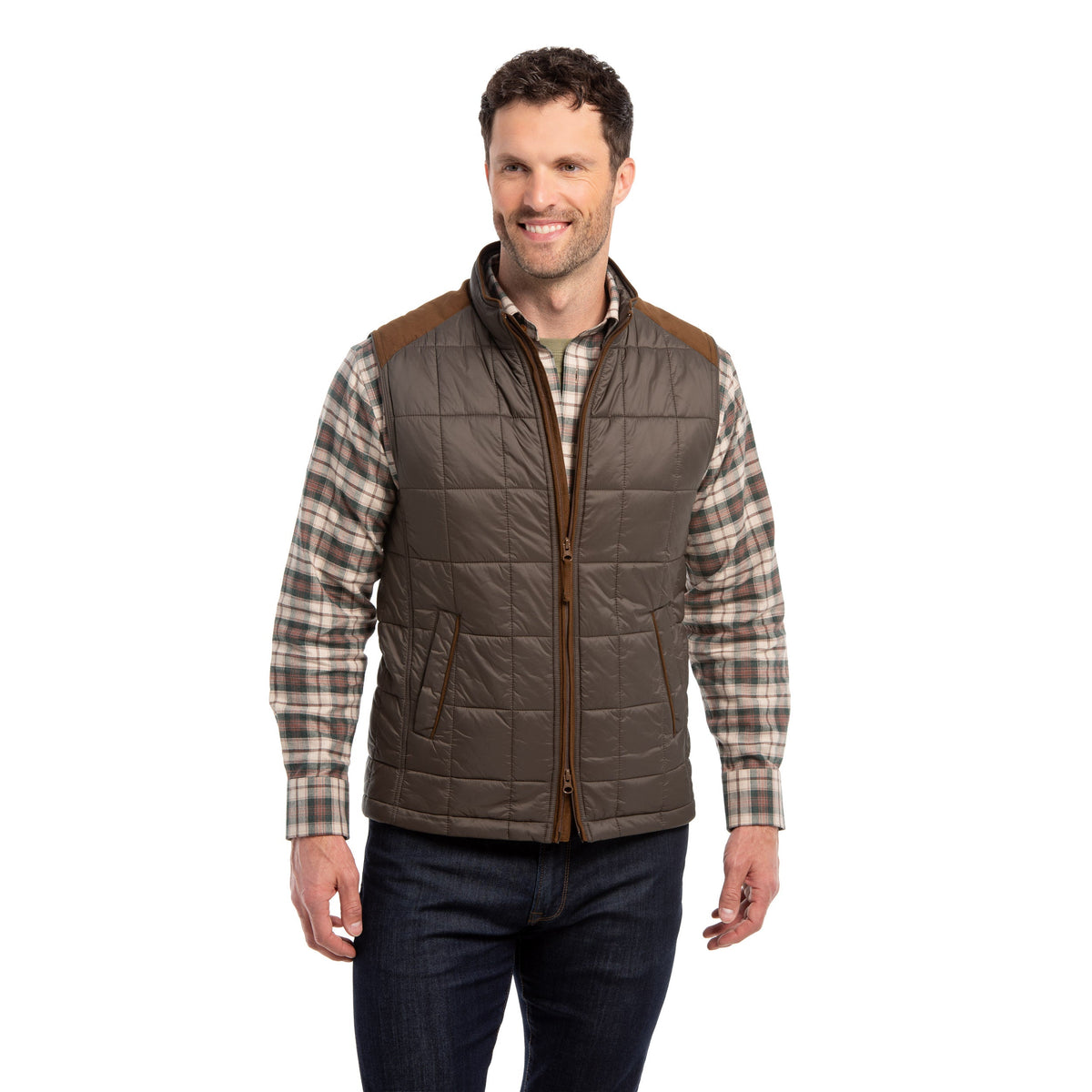 Madison Creek Shelby Lightweight Nylon Quilted Vest - Gunmetal