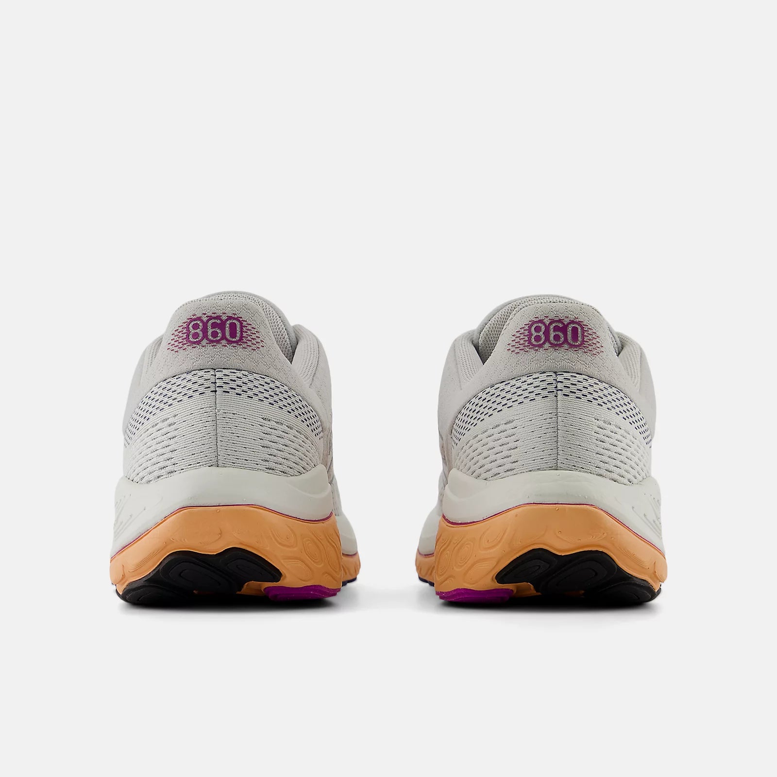 Women's New Balance Fresh Foam X 860 v14 Running Shoe in Grey Matter with Copper and Silver Metallic