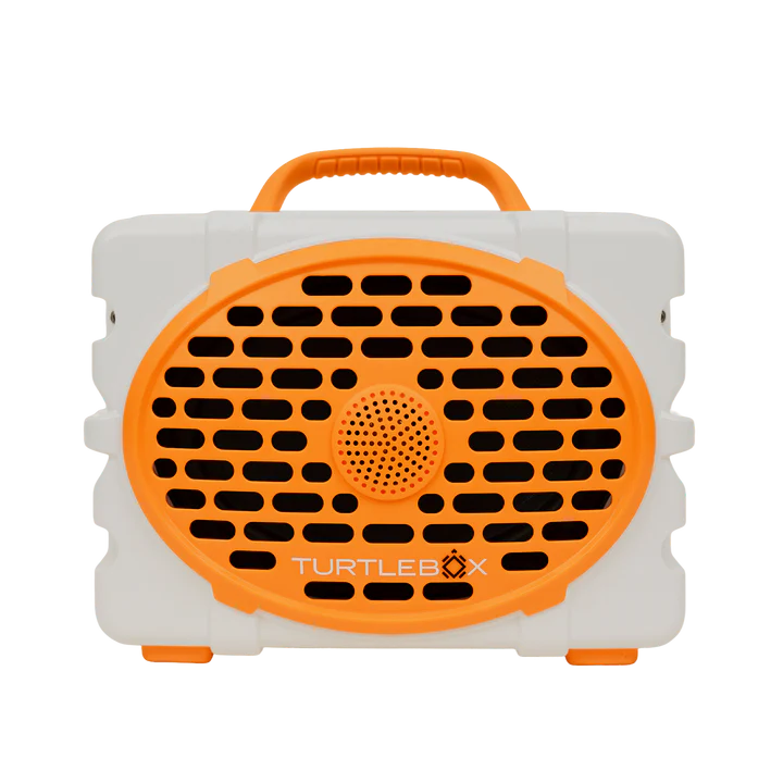 Turtlebox Outdoor Bluetooth Waterproof Gen 3 Portable Speaker in Gameday Series Orange