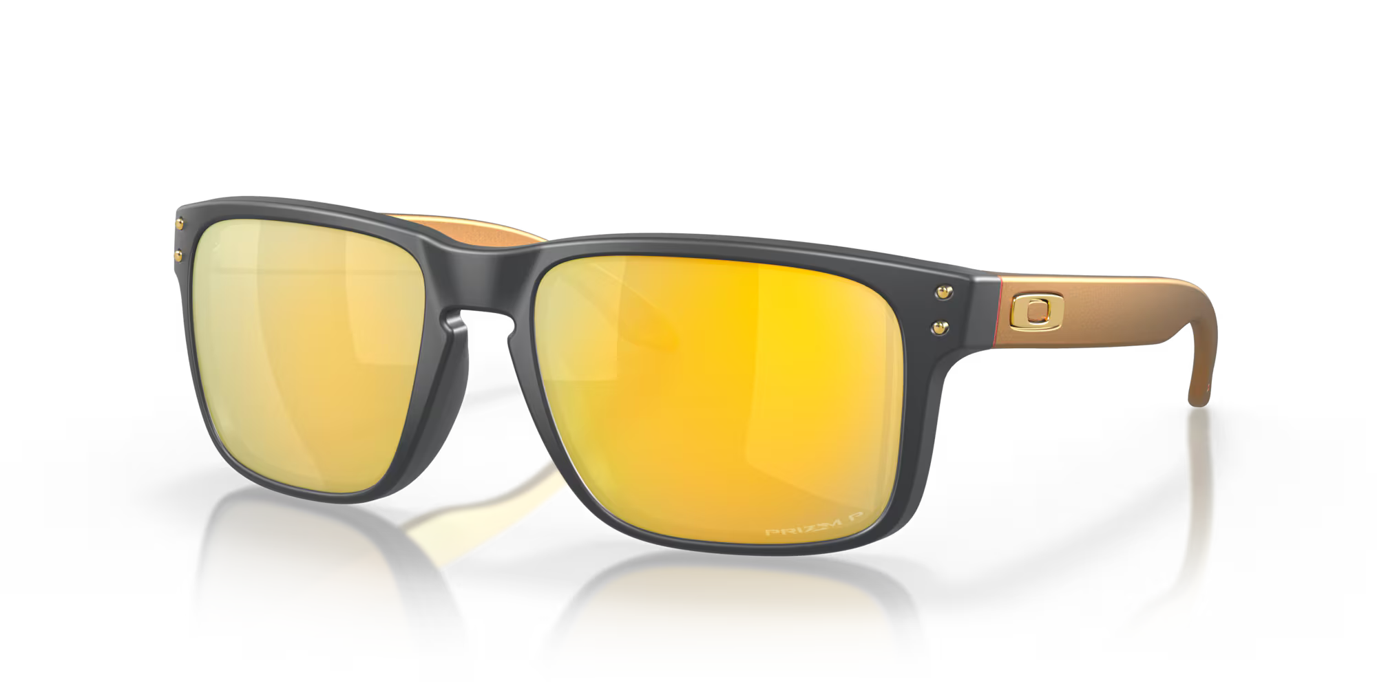 Oakley® Holbrook™ in Prizm 24k Polarized Lenses,  Matte Carbon Frame