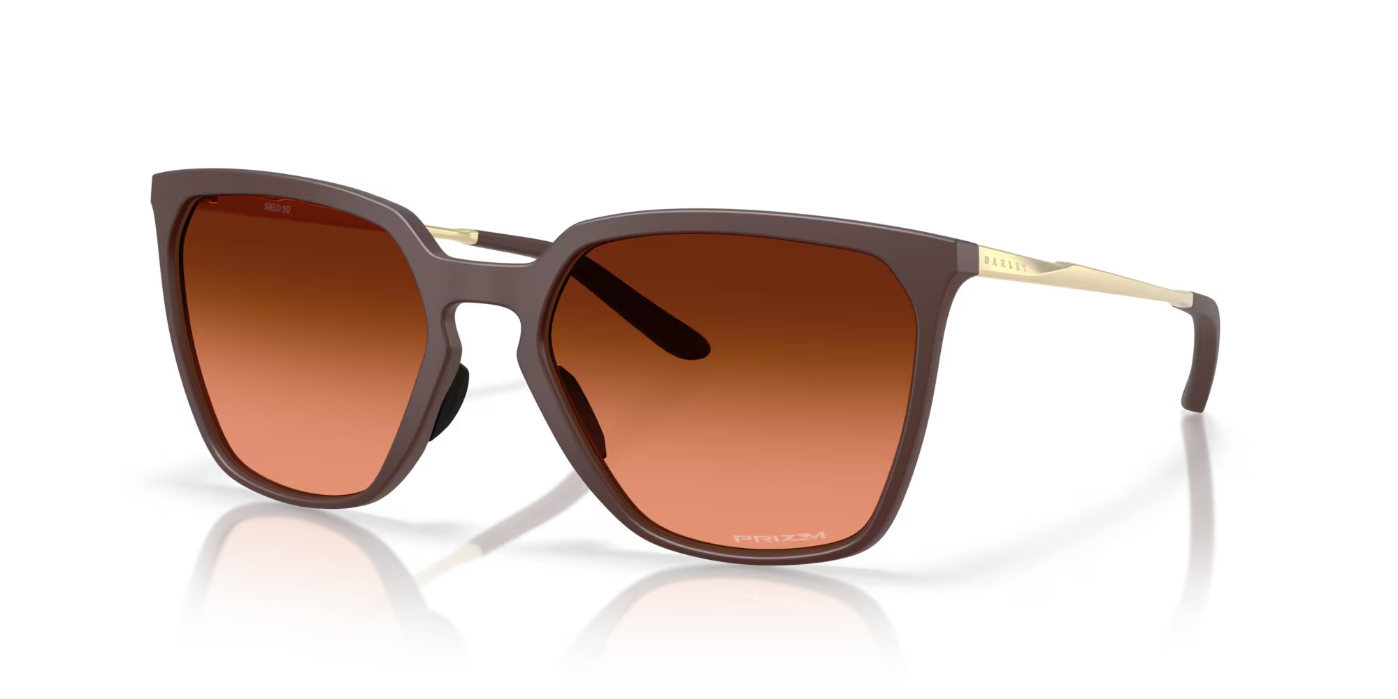 Oakley® Sielo SQ in Prizm Brown Gradient Lenses,  Matte Grenache Frame