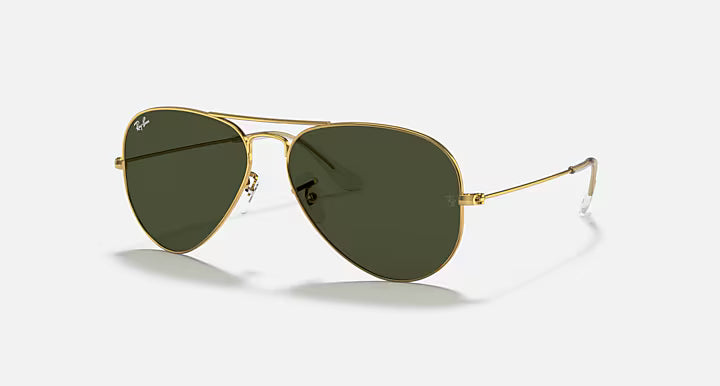 Ray-Ban Aviator Classic Arista Gold Frame with G-15 Green Lenses