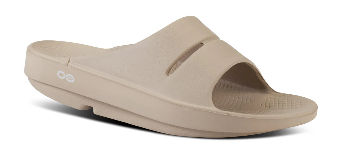 Oofos OOahh Recovery Slide Sandal in Nomad