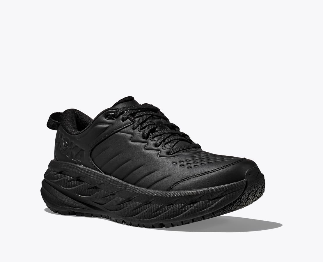 Women's HOKA Bondi SR Running Shoe in Black | Black