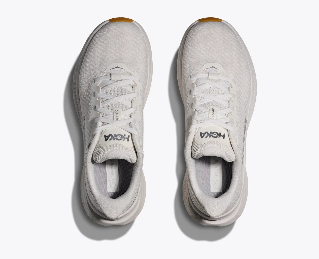 Women's HOKA Solimar Running Shoe in White | White