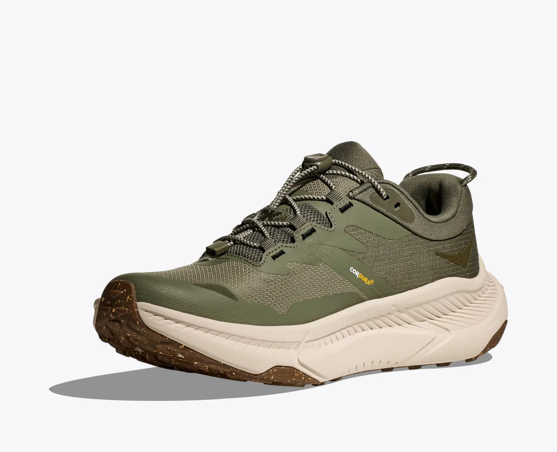 Men's HOKA Transport GTX Everyday Shoe in Slate | Oat Milk