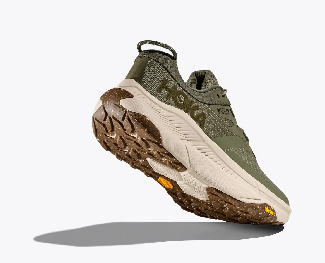 Men's HOKA Transport GTX Everyday Shoe in Slate | Oat Milk