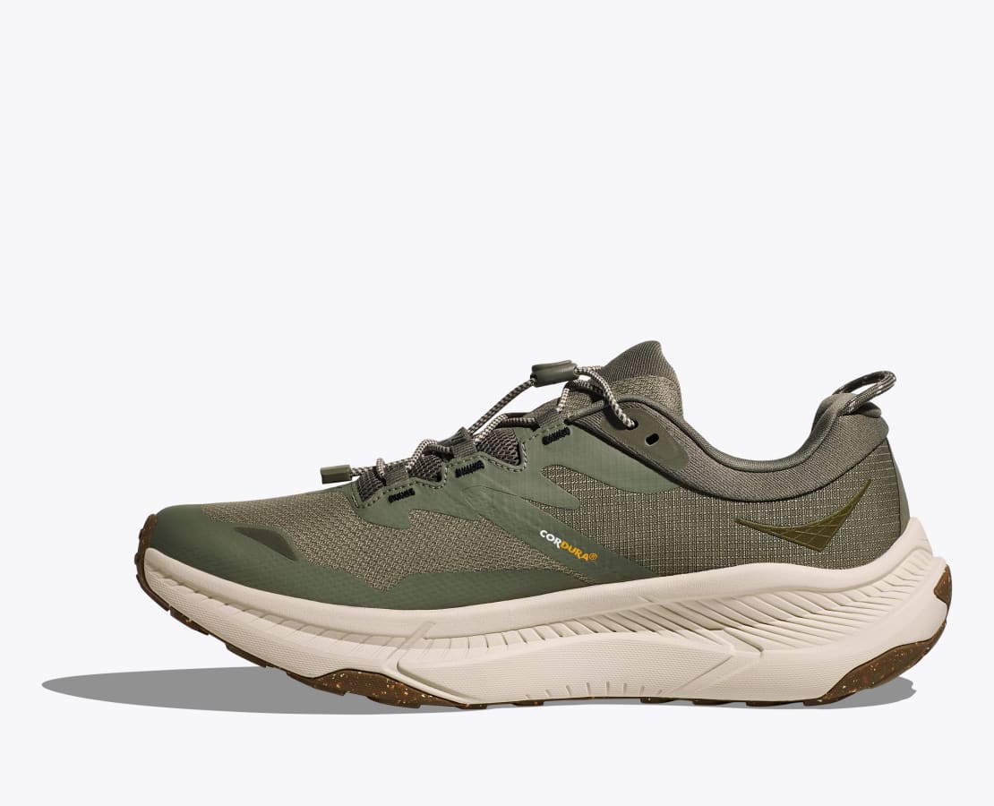 Men's HOKA Transport GTX Everyday Shoe in Slate | Oat Milk