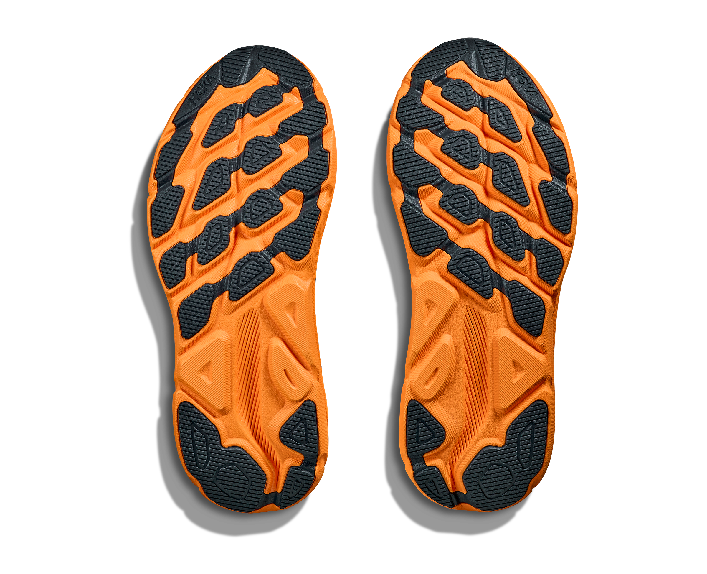 Men's HOKA Clifton 9 GTX  Running Shoe in Stormy Skies / Orange Zest
