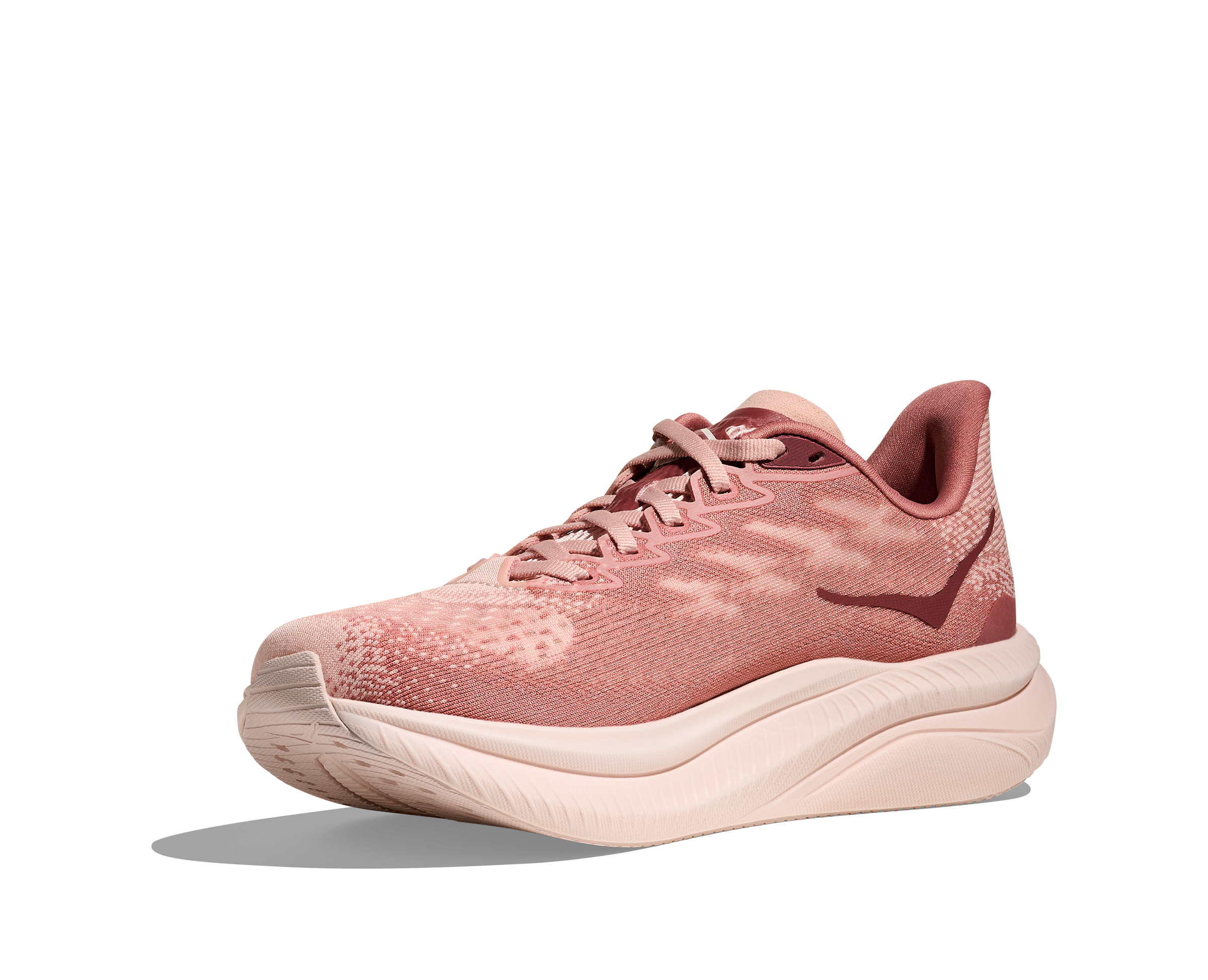 Women's HOKA Mach 6 Running Shoe in Rose Latte | Blush