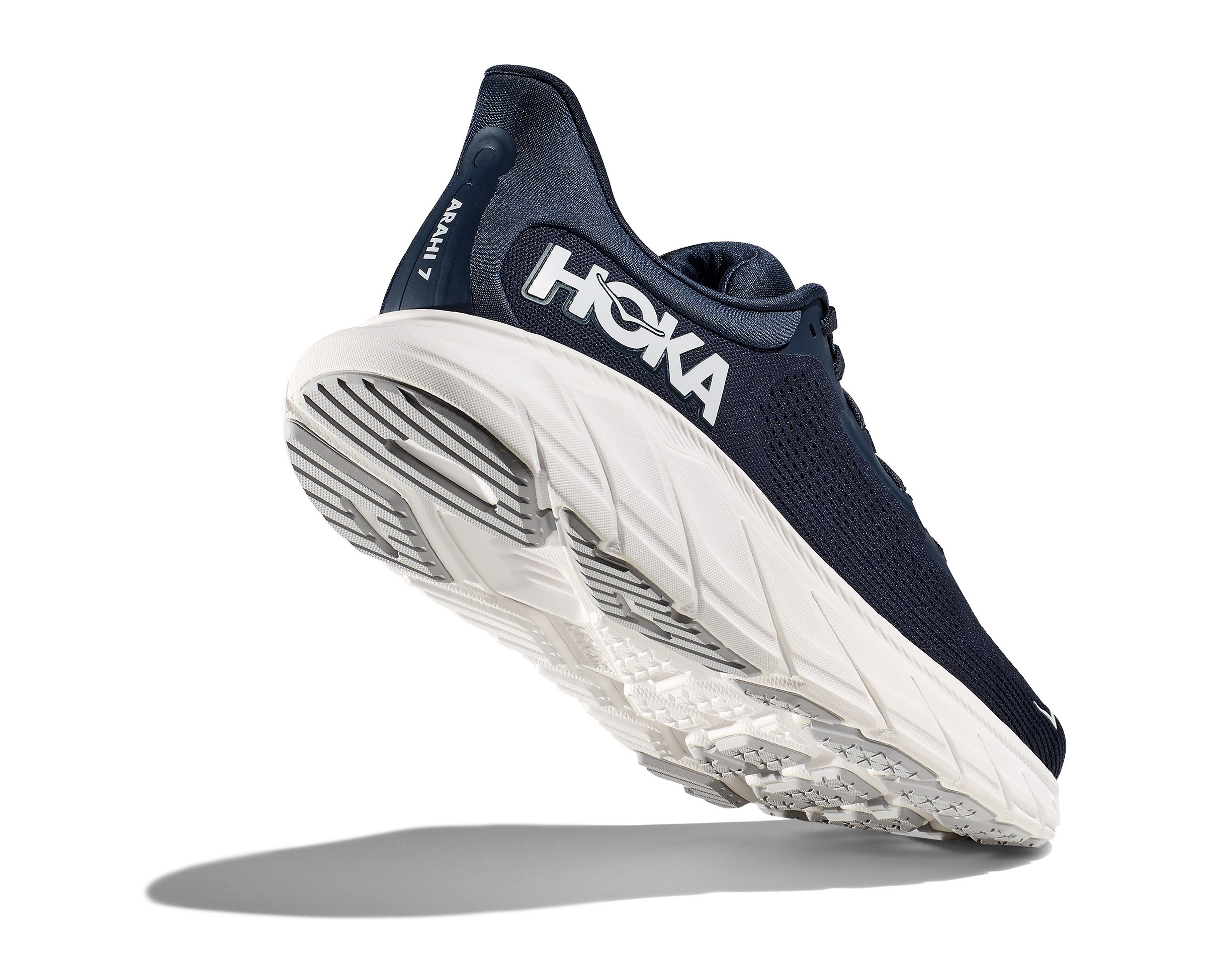 Men's HOKA Arahi 7 Running Shoe in Outer Space | White