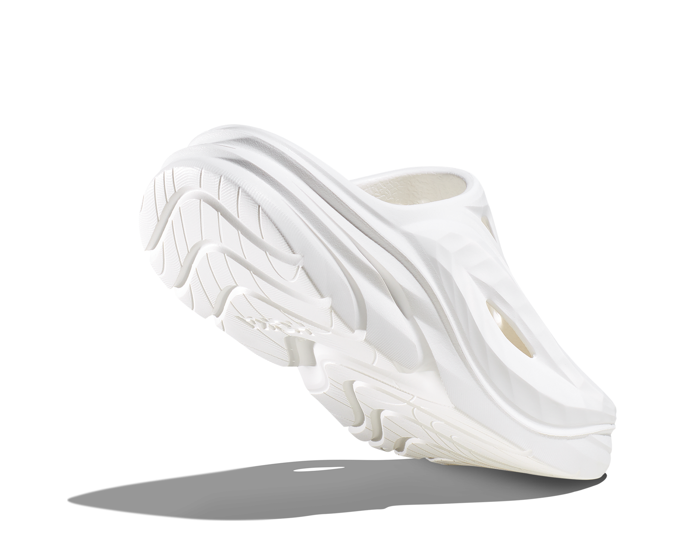 HOKA Ora Recovery Mule in White / White