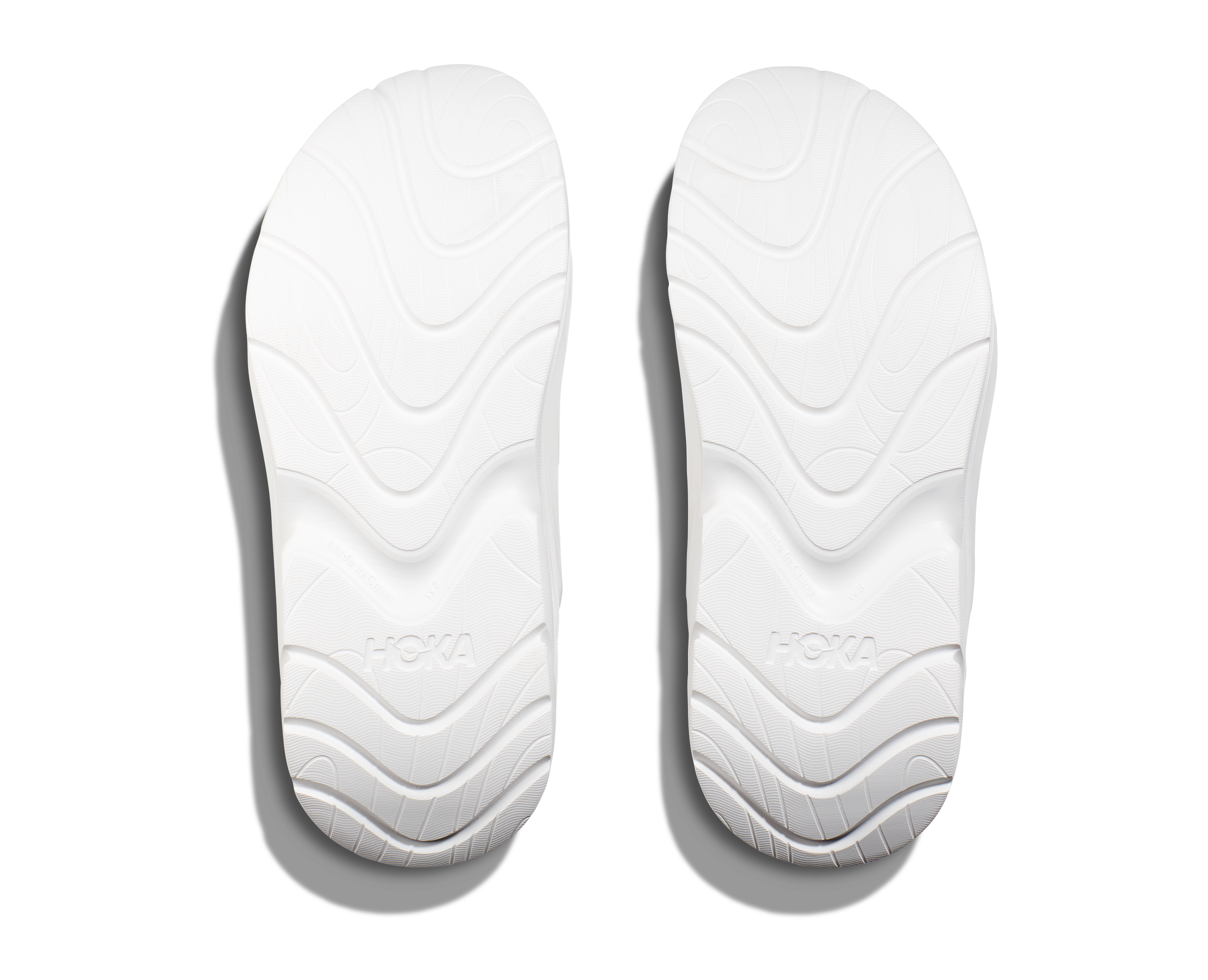 HOKA Ora Recovery Mule in White / White