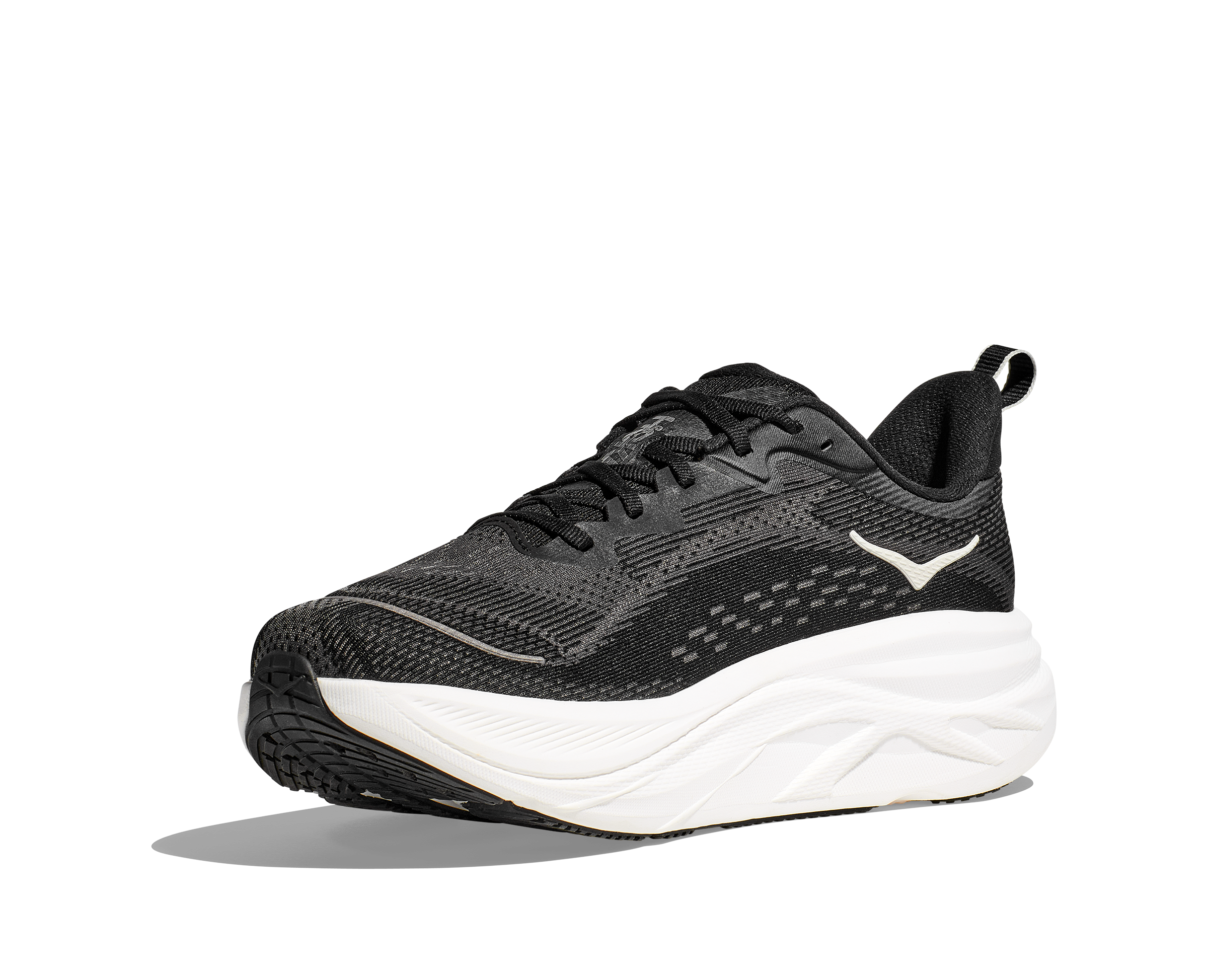 Men's HOKA Skyflow Running Shoe in Black / White