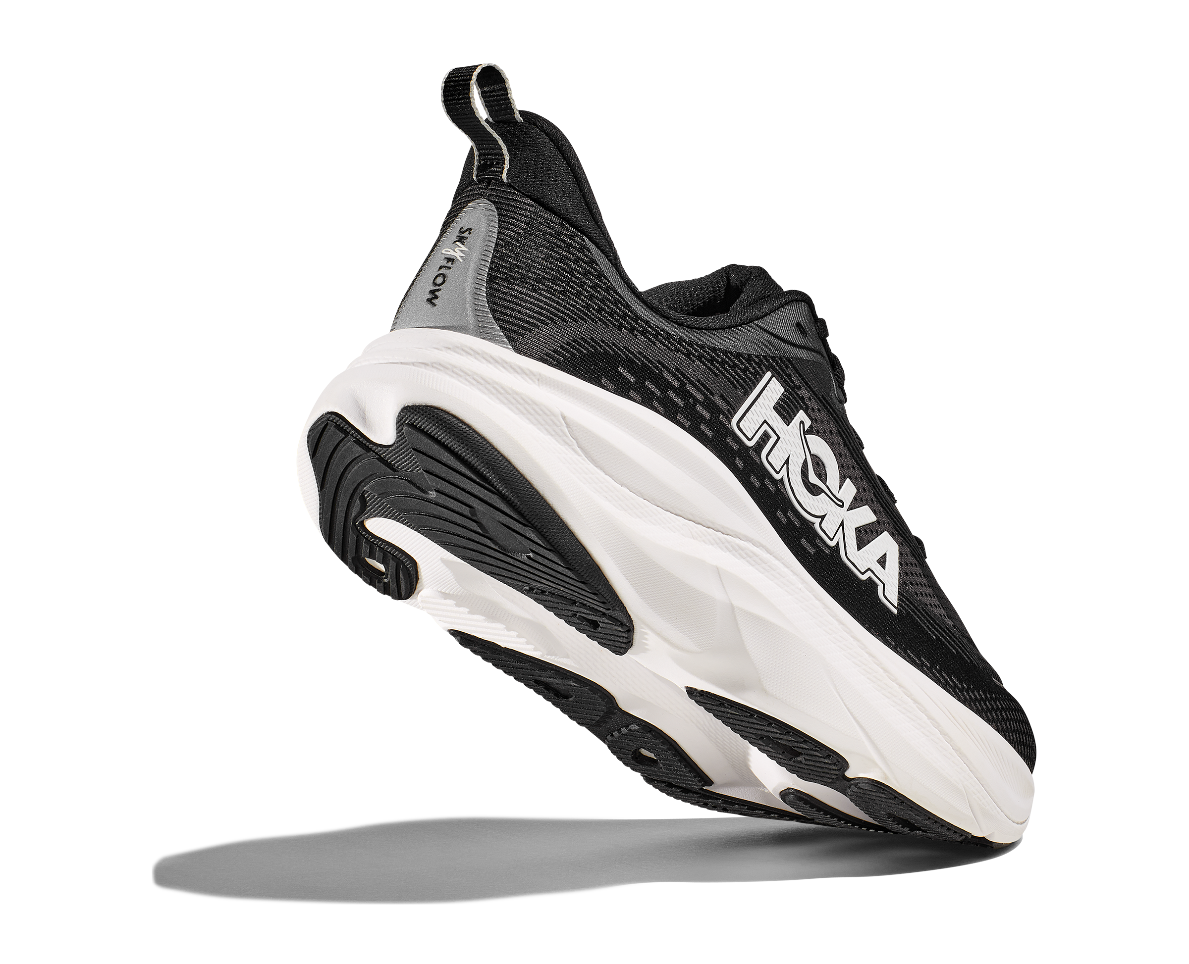 Men's HOKA Skyflow Running Shoe in Black / White