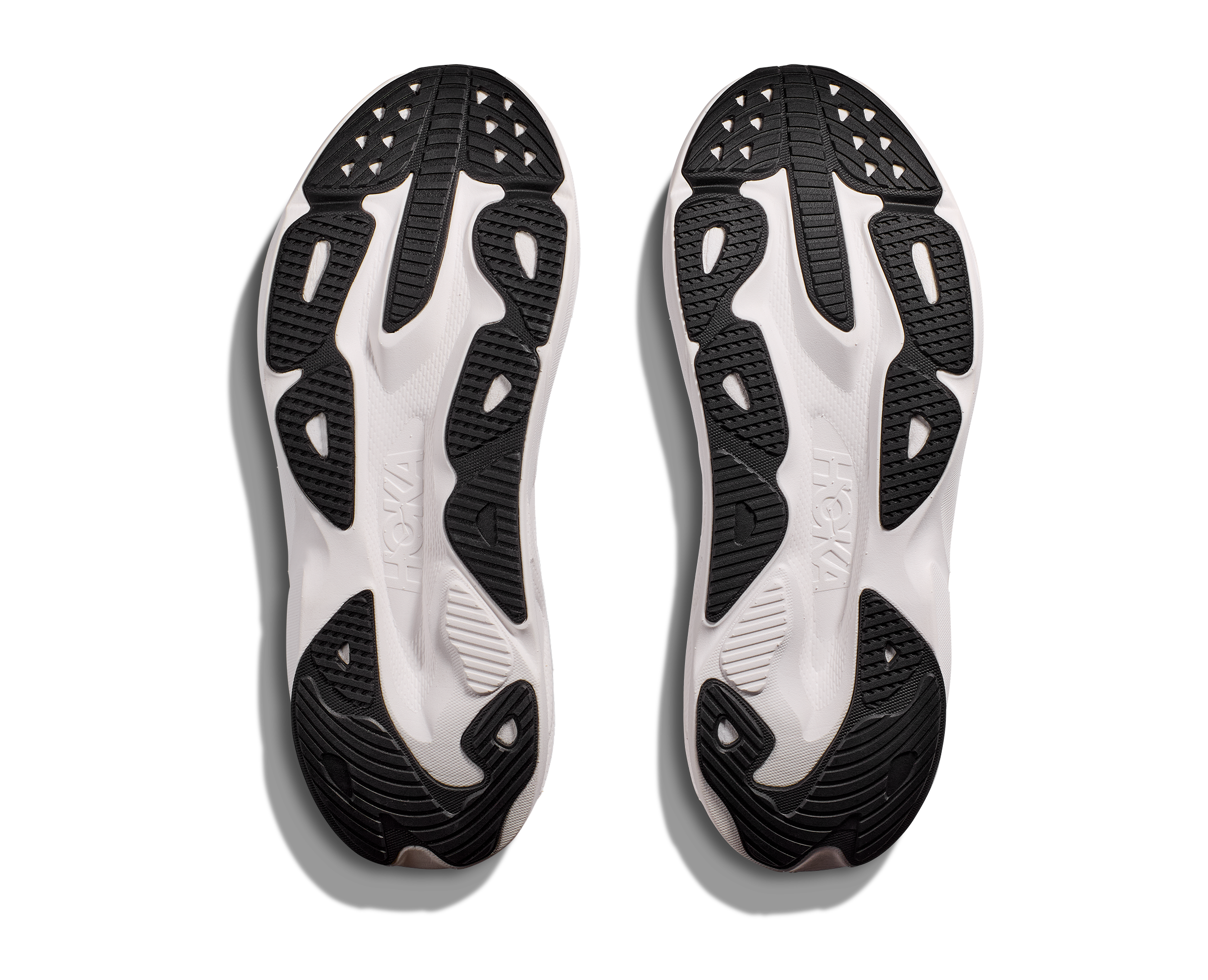 Men's HOKA Skyflow Running Shoe in Black / White