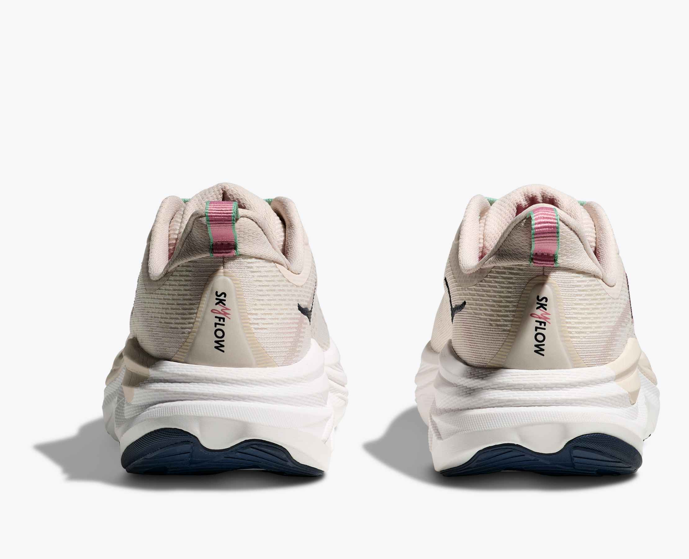 Women's HOKA Skyflow Running Shoe in Rose Cream | Alabaster