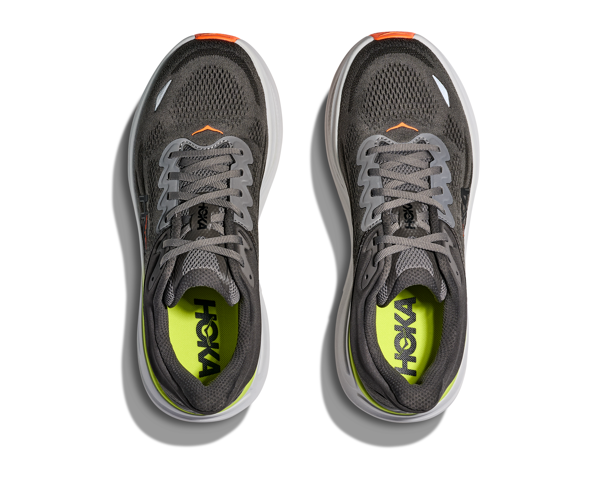 Men's HOKA Bondi 9 Running Shoe in Asphalt Grey | Gravel