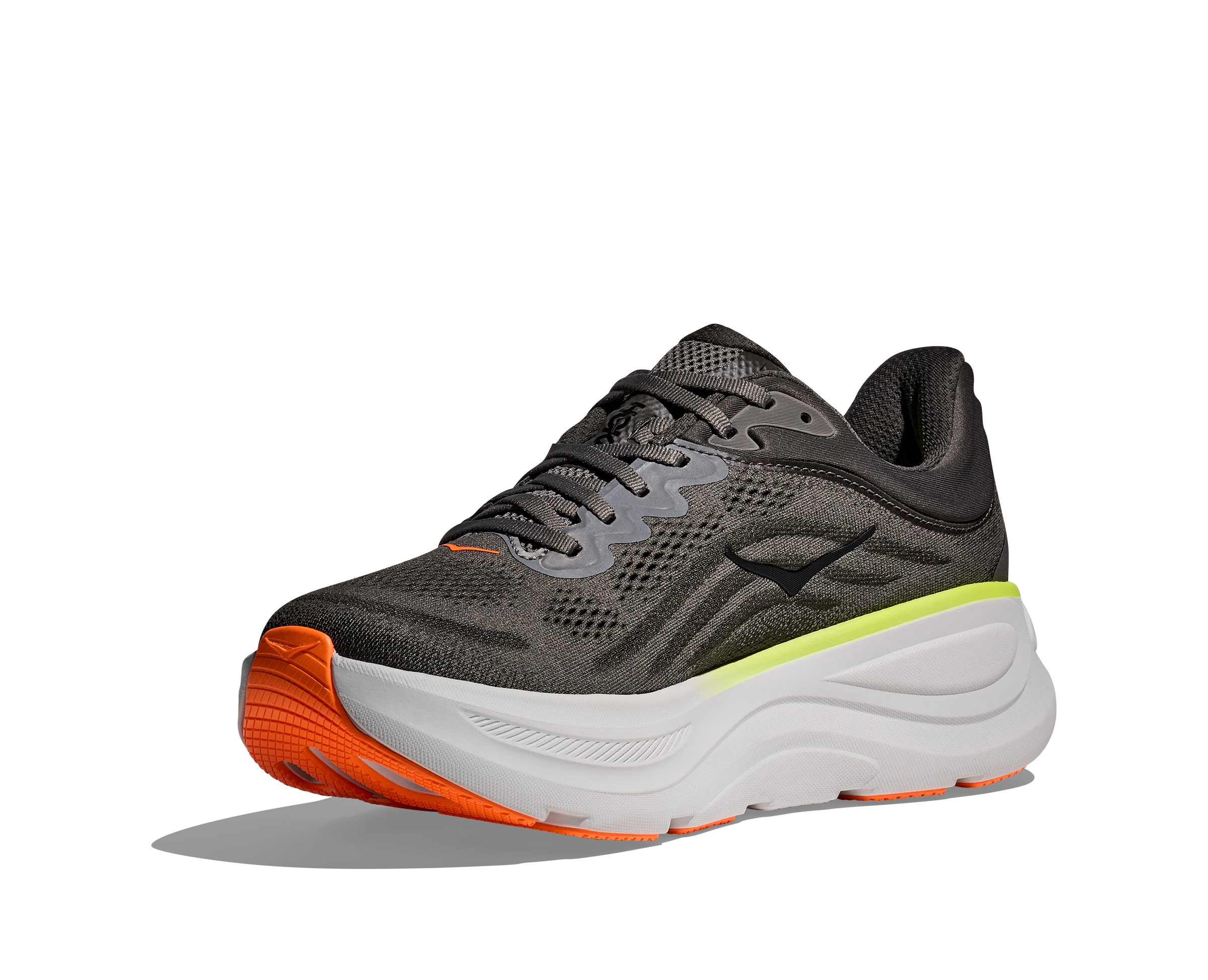 Men's HOKA Bondi 9 Running Shoe in Asphalt Grey | Gravel