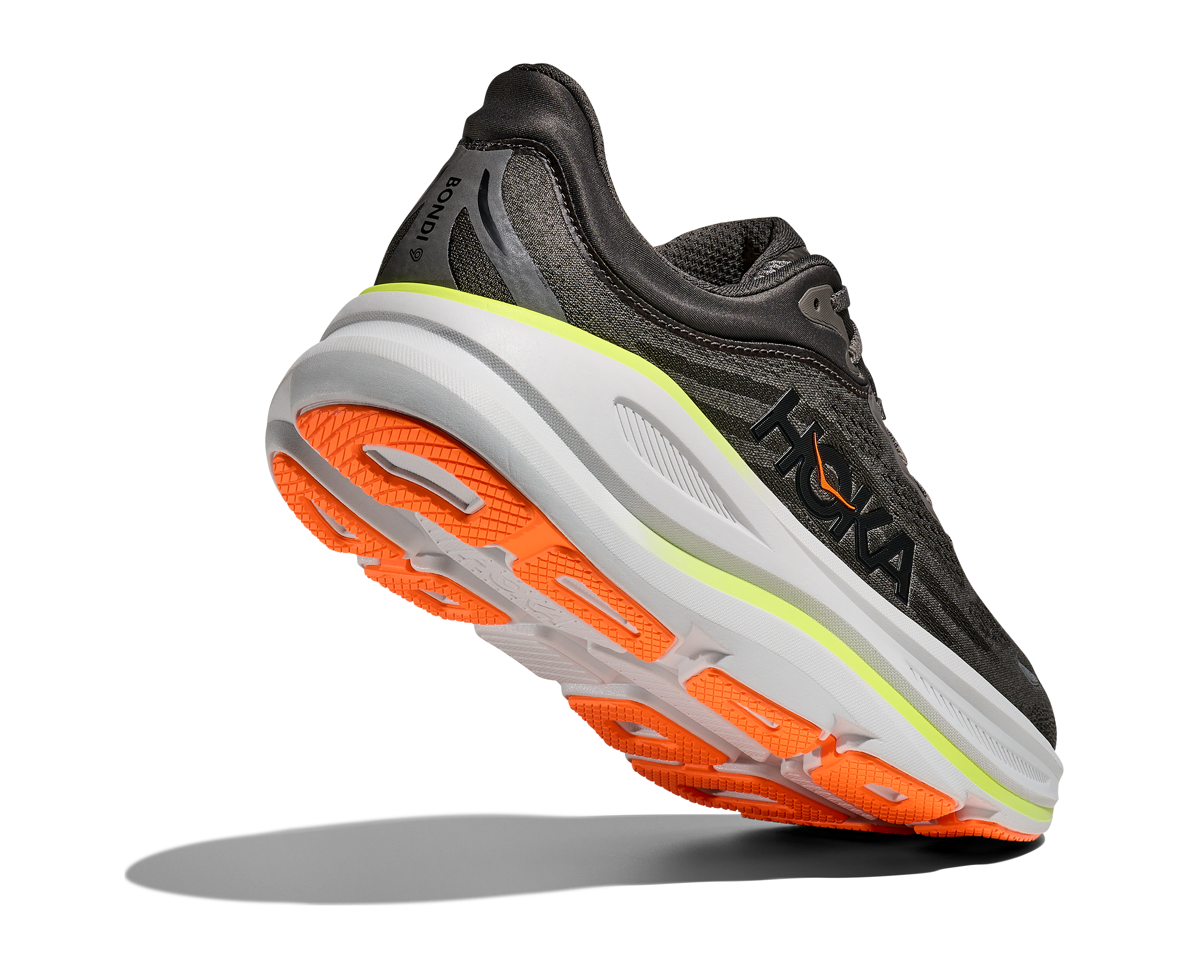 Men's HOKA Bondi 9 Running Shoe in Asphalt Grey | Gravel