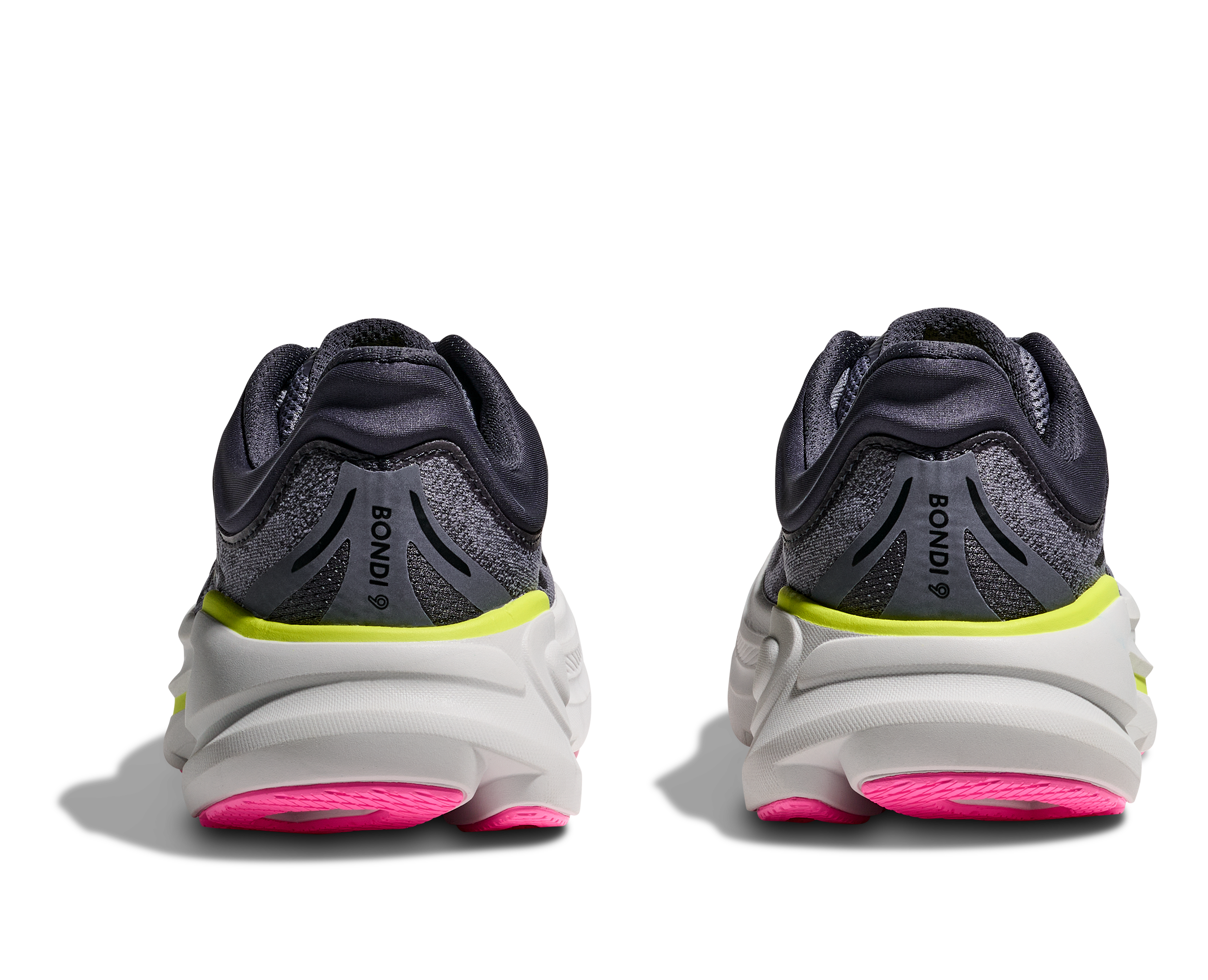 Women's HOKA Bondi 9 Running Shoe in Charcoal Grey | Grey Skies