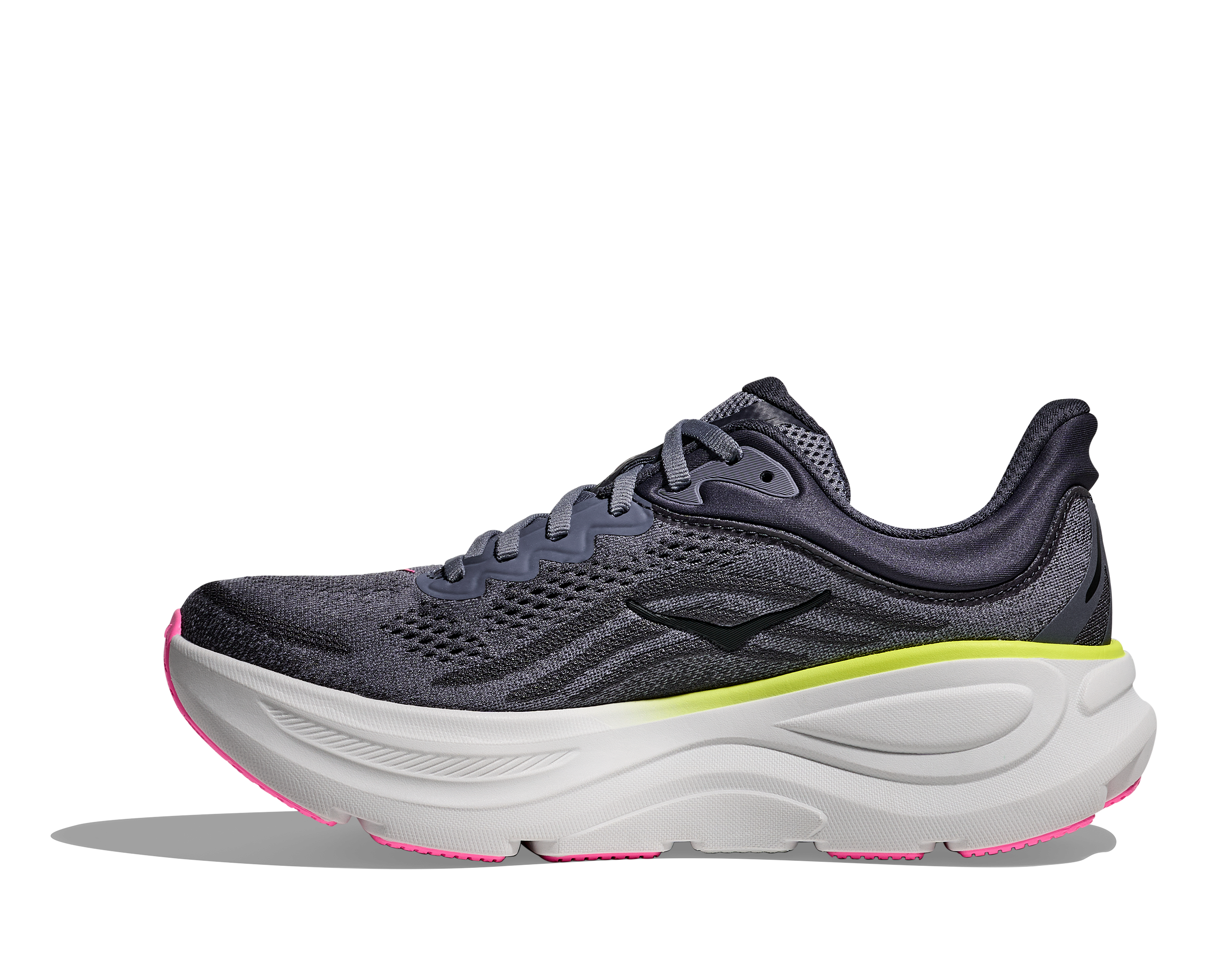 Women's HOKA Bondi 9 Running Shoe in Charcoal Grey | Grey Skies