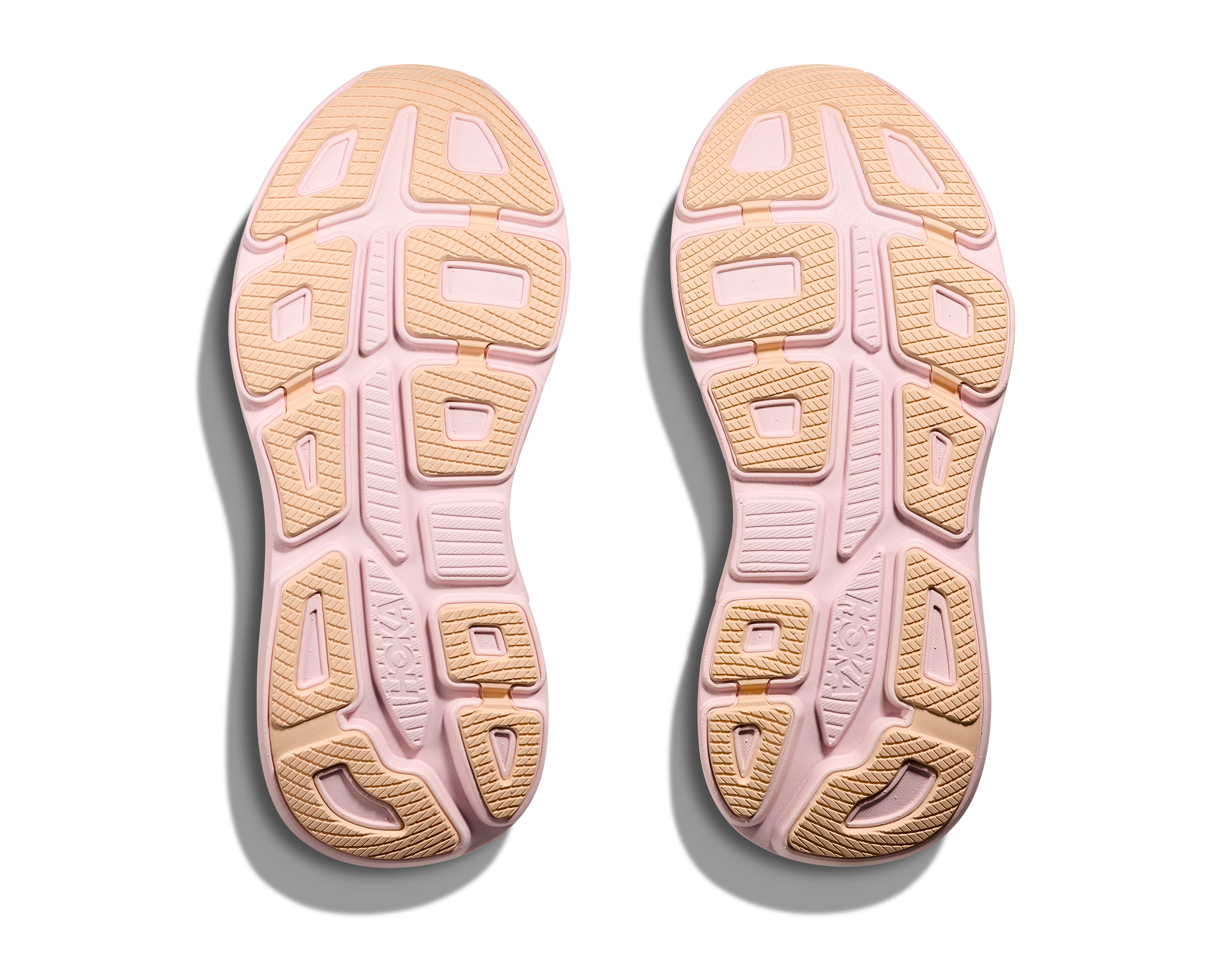 Women's HOKA Bondi 9 Running Shoe in Lilac Cream | Tangerine Glow