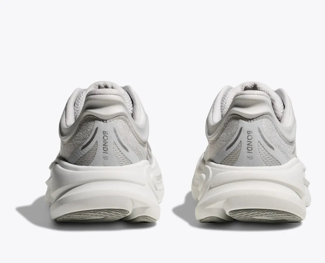 Women's HOKA Bondi 9 Running Shoe in Stardust | Silver