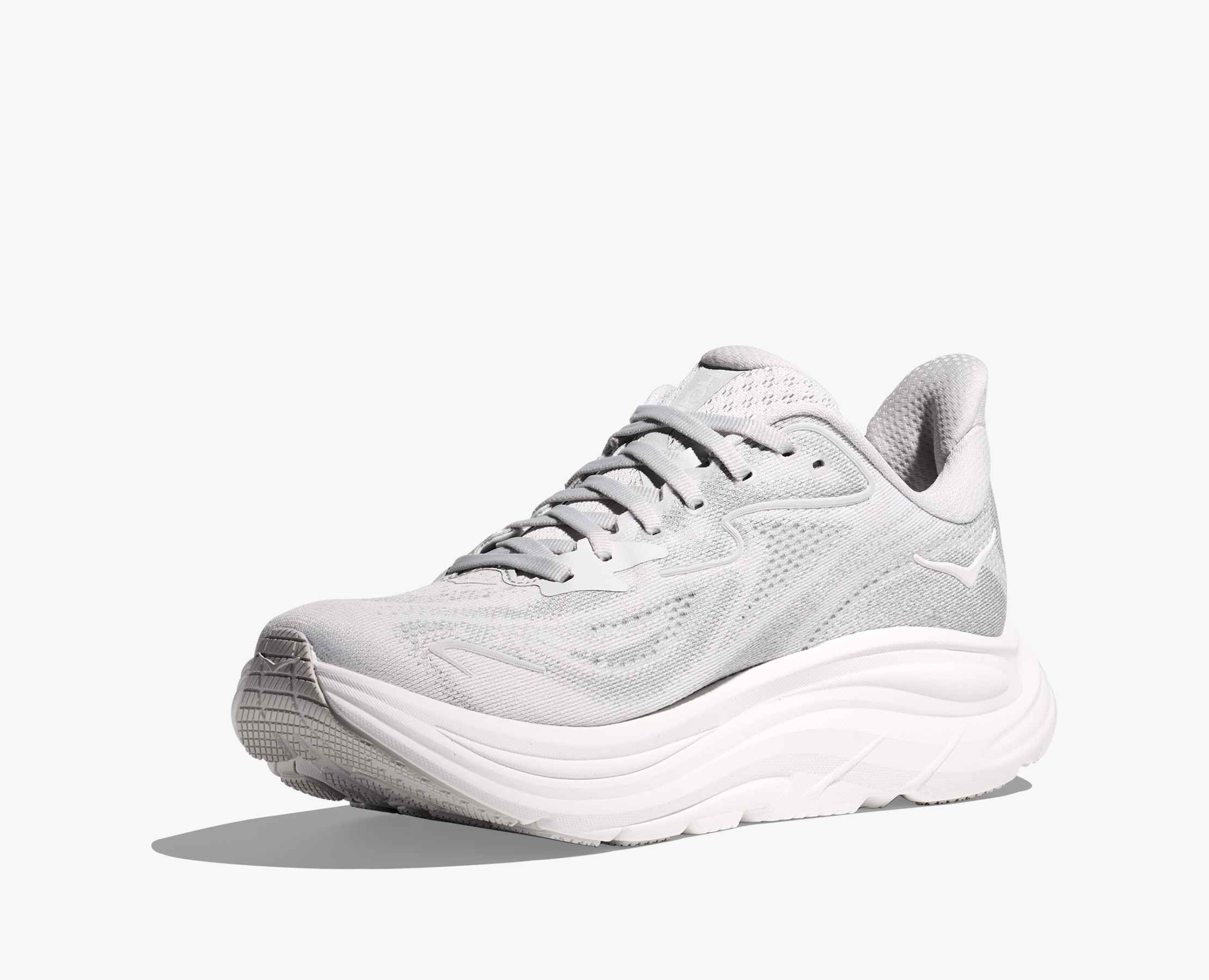 Women's HOKA Clifton 10 Running Shoe in Cosmic Grey | Stardust