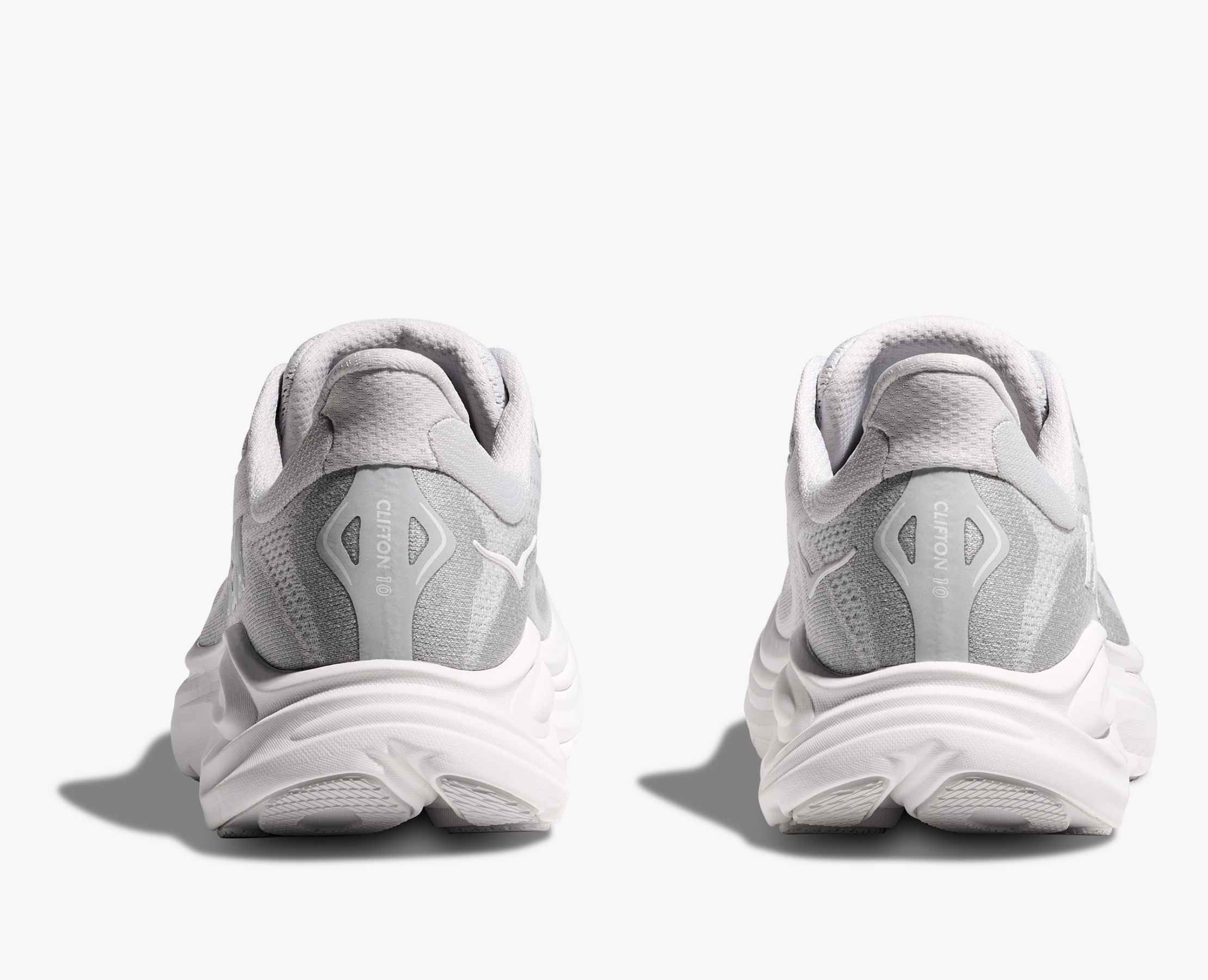 Women's HOKA Clifton 10 Running Shoe in Cosmic Grey | Stardust