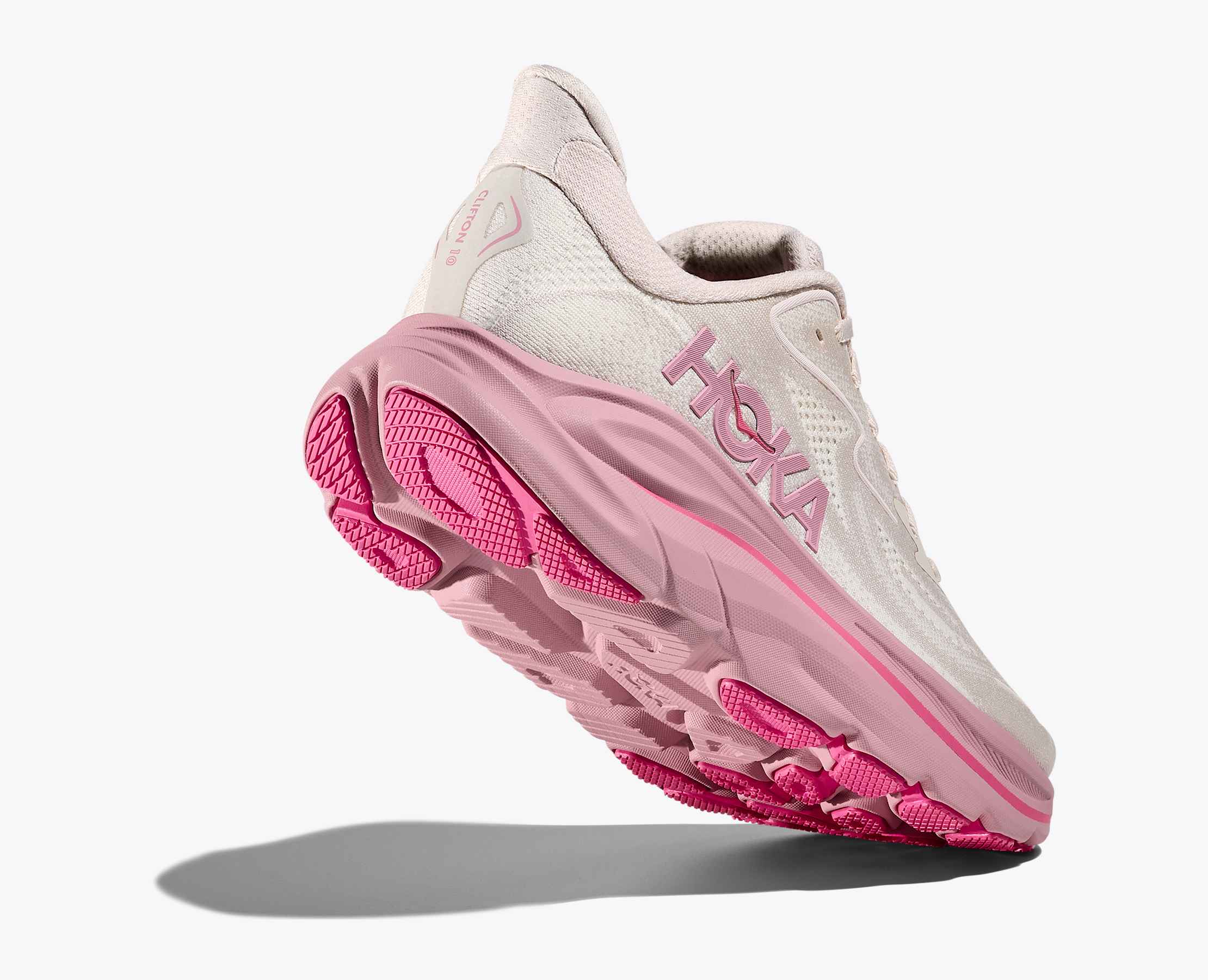 Women's HOKA Clifton 10 Running Shoe in Rose Cream | Dried Rose