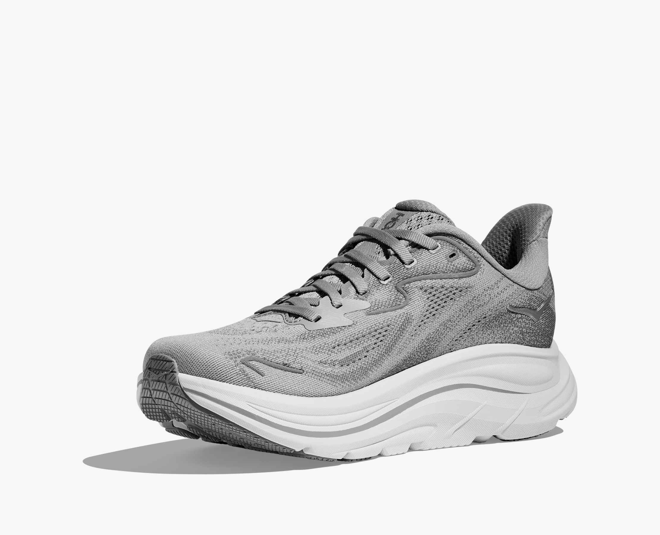 Women's HOKA Clifton 10 Running Shoe in Stellar Grey | Galactic Grey