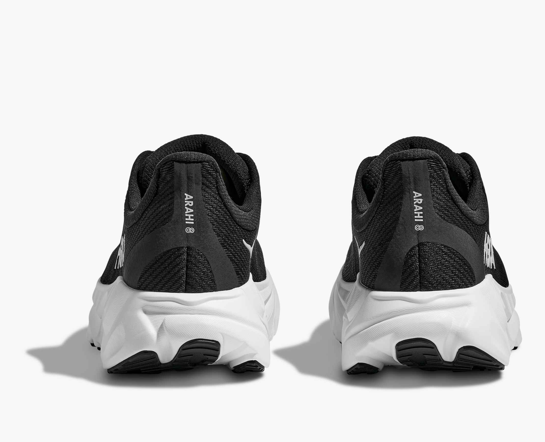 Men's HOKA Arahi 8 Running Shoe in Black | White