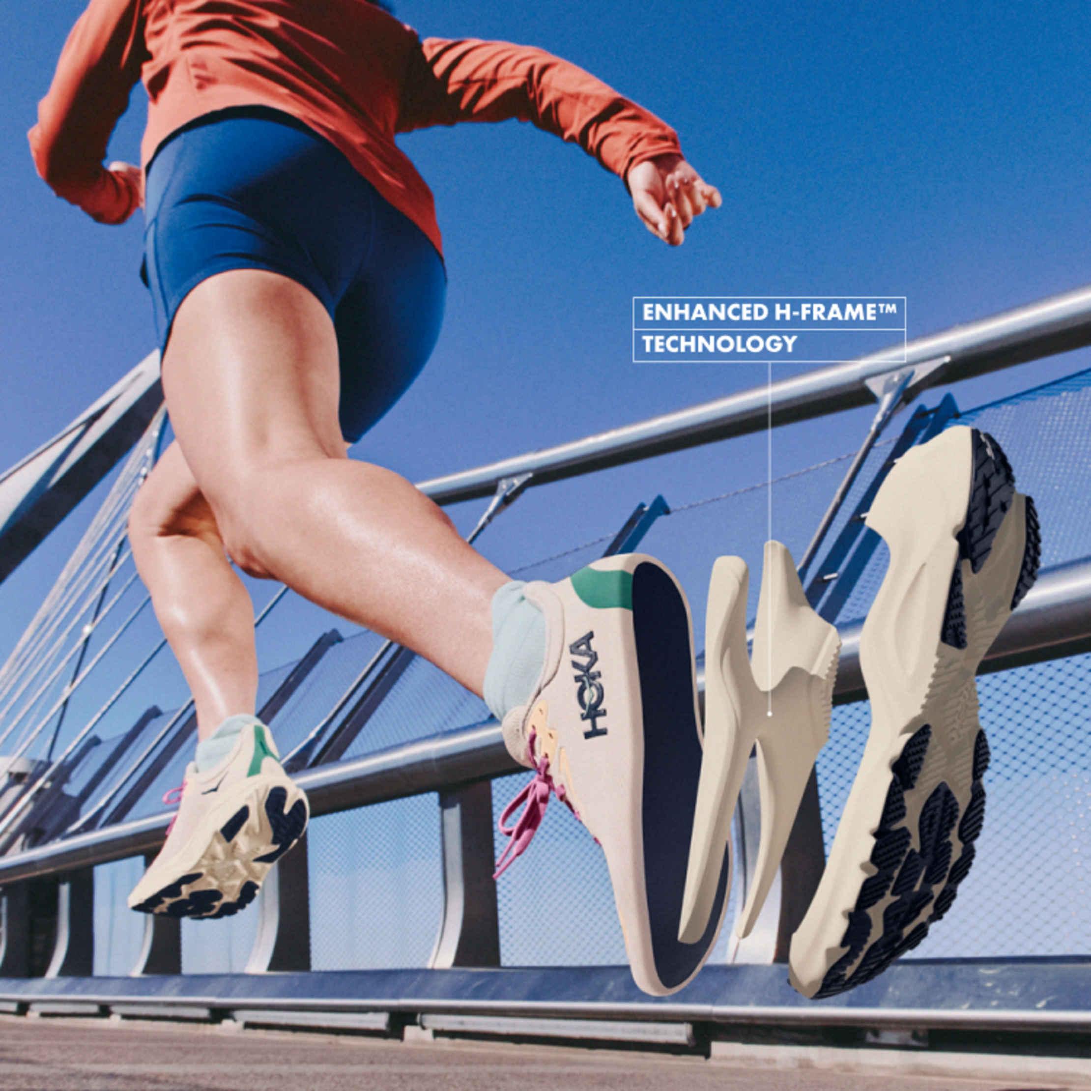 Women's HOKA Arahi 8 Running Shoe in Rose Cream | Alabaster