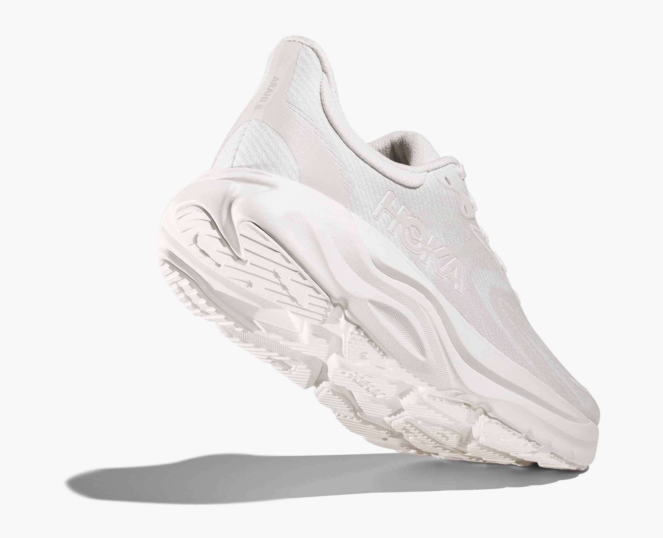 Women's HOKA Arahi 8 Running Shoe in White | White