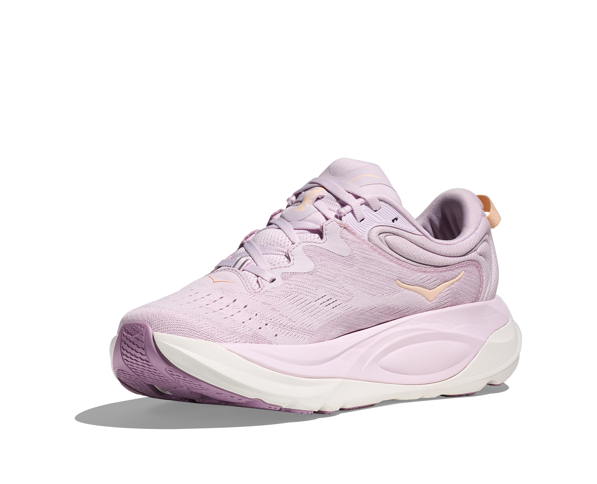 Women's HOKA Gaviota 6 Running Shoe in Lilac Cream | Fragrant Lilac
