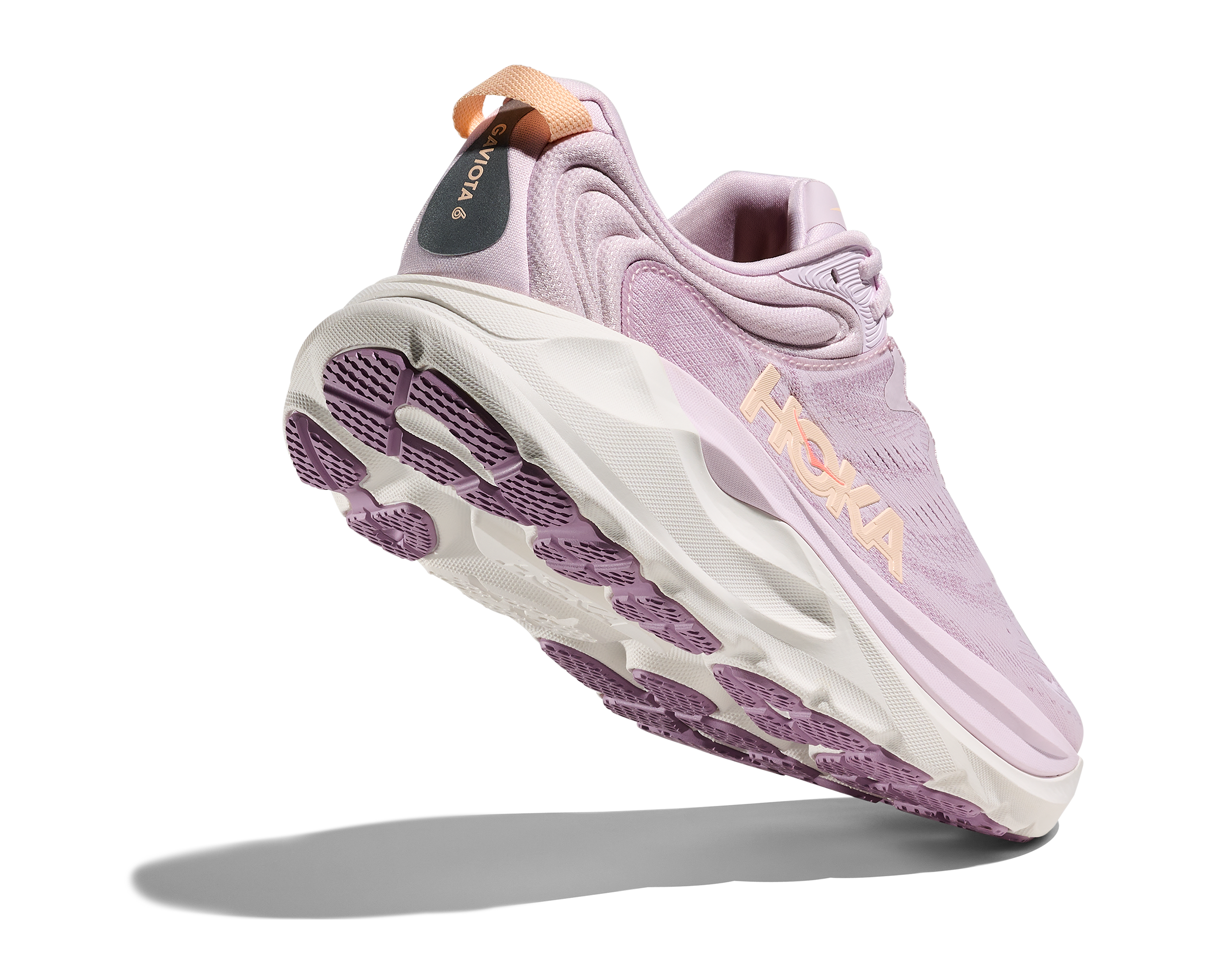 Women's HOKA Gaviota 6 Running Shoe in Lilac Cream | Fragrant Lilac