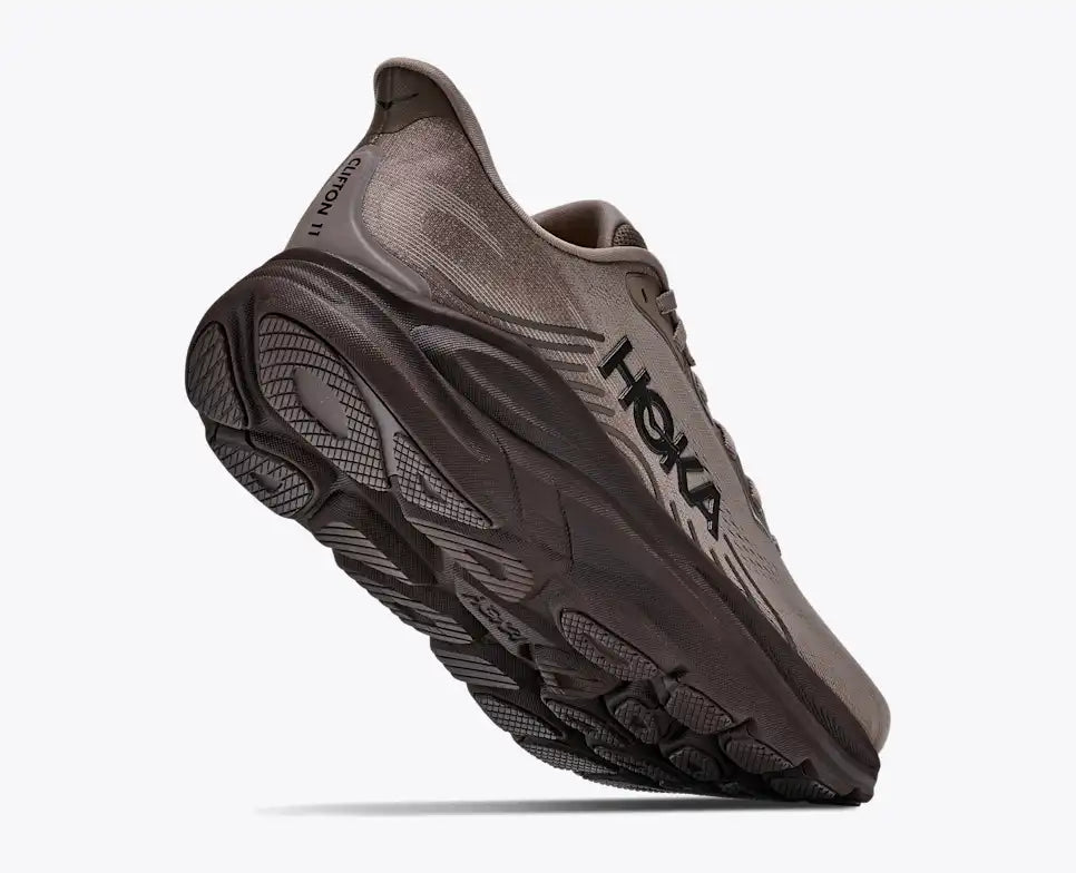 Men's HOKA Clifton 11 Running Shoe in Boulder Grey | Pebble Grey