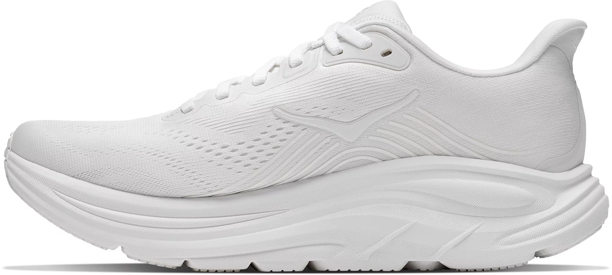 Women's HOKA Clifton 11 Running Shoe in White | White